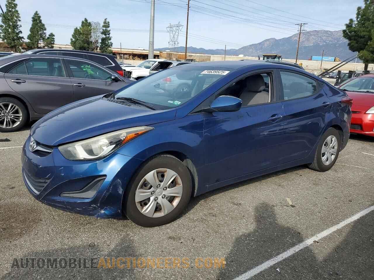 5NPDH4AE0GH746151 HYUNDAI ELANTRA 2016