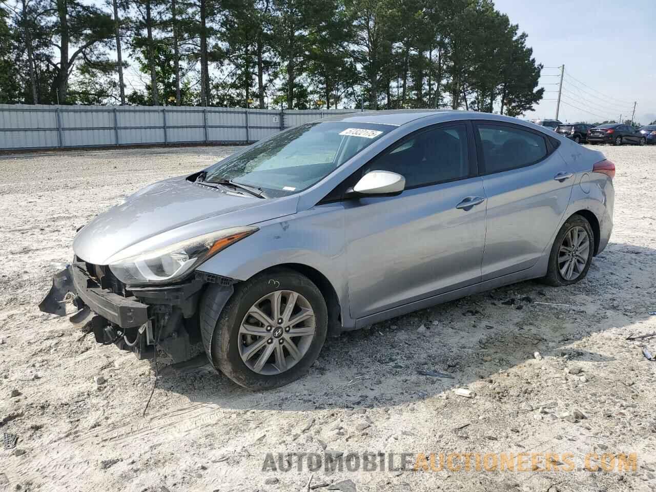 5NPDH4AE2GH661411 HYUNDAI ELANTRA 2016