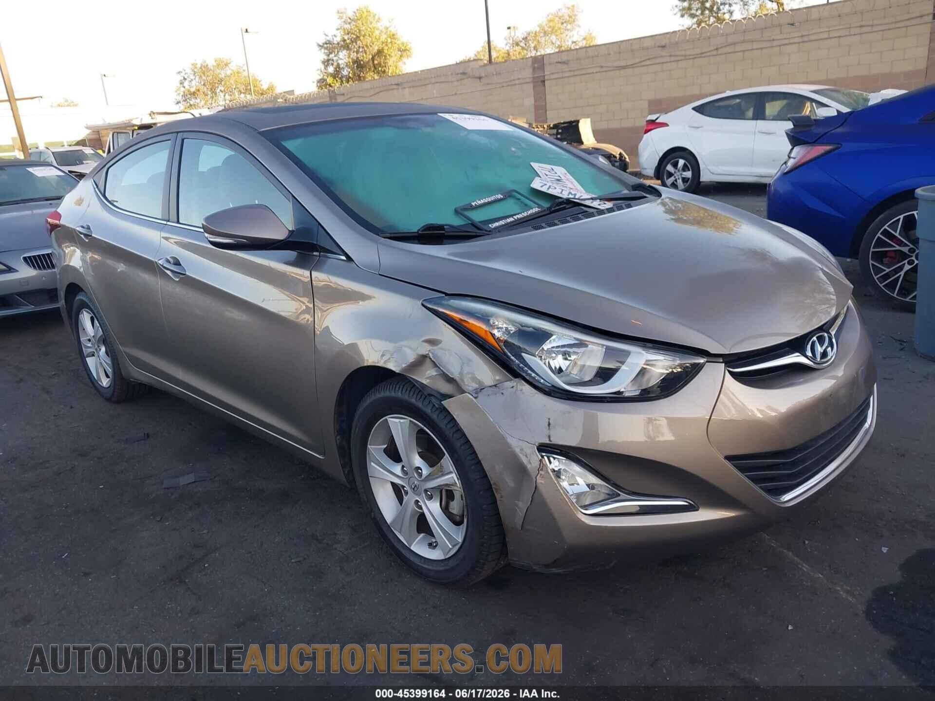 5NPDH4AE2GH771925 HYUNDAI ELANTRA 2016