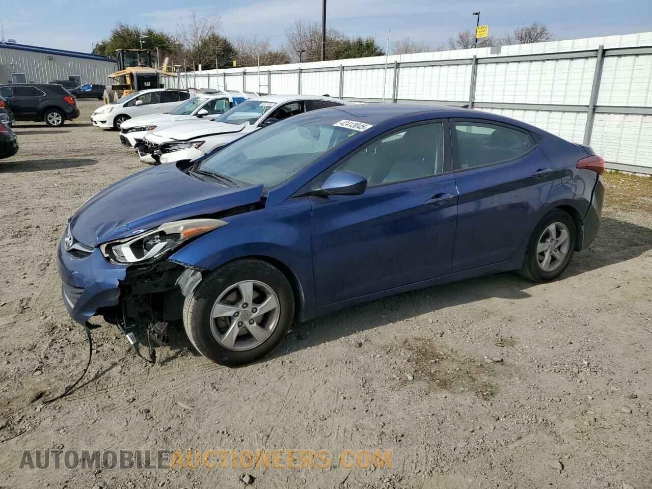 5NPDH4AE3FH559727 HYUNDAI ELANTRA 2015