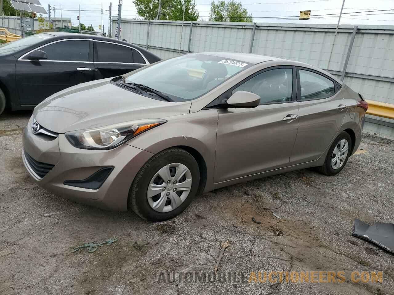5NPDH4AE3GH776986 HYUNDAI ELANTRA 2016