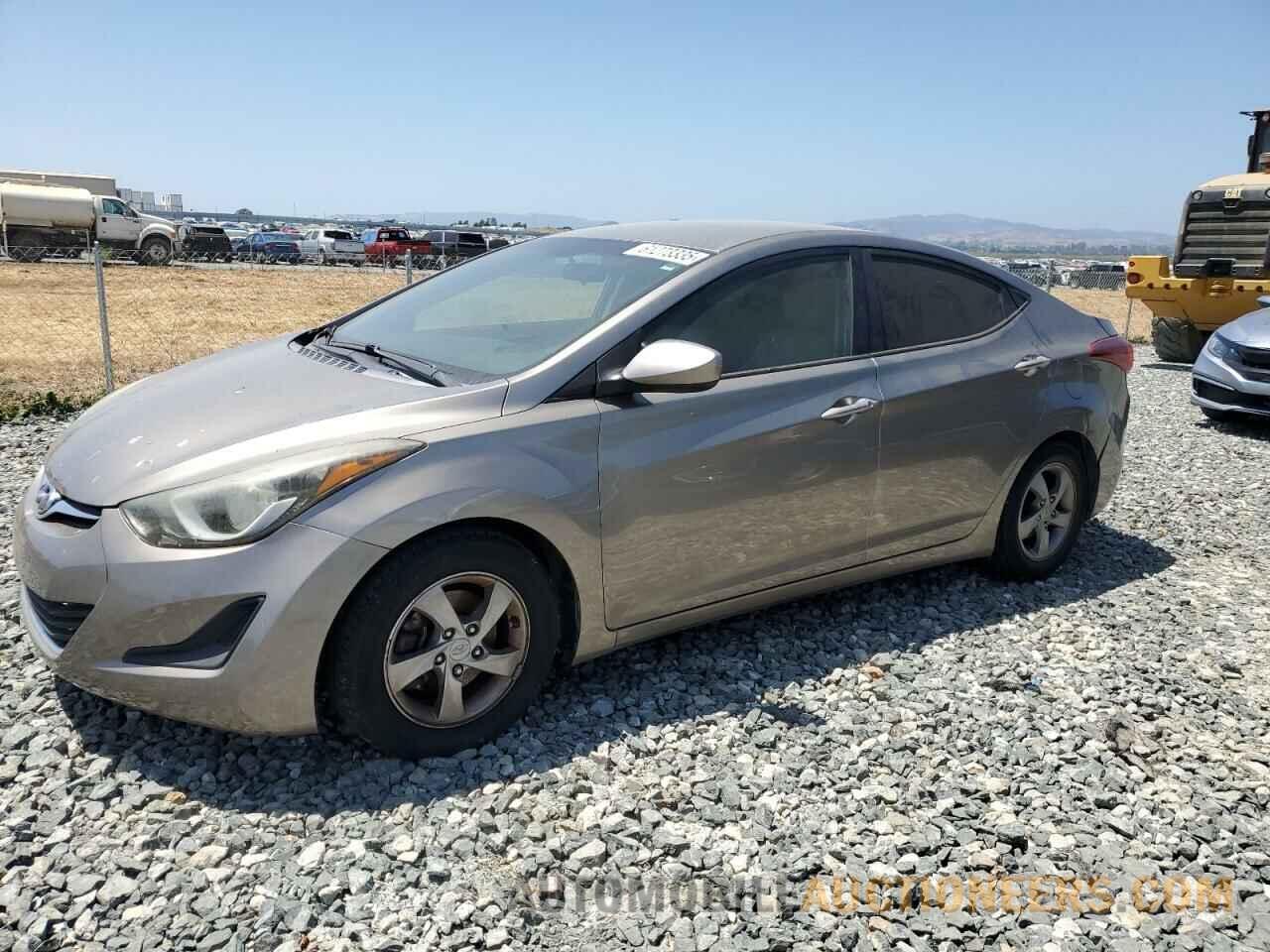 5NPDH4AE4EH502662 HYUNDAI ELANTRA 2014