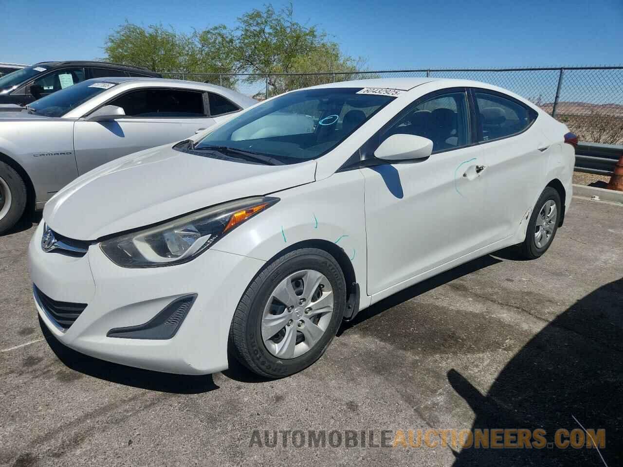 5NPDH4AE7GH666328 HYUNDAI ELANTRA 2016
