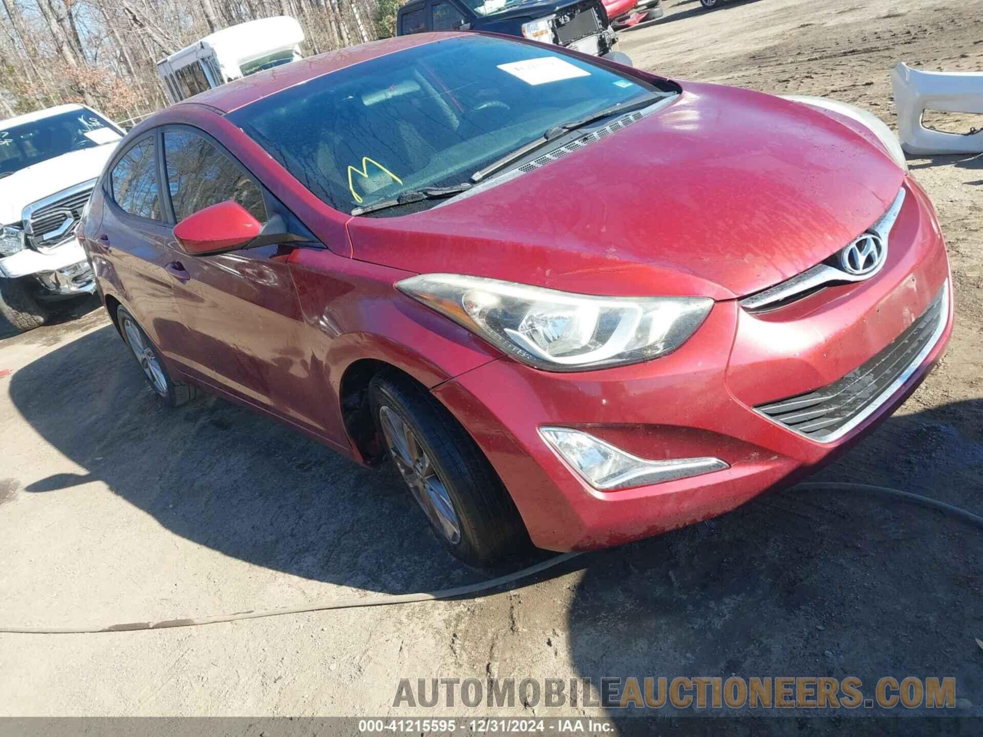5NPDH4AE7GH722929 HYUNDAI ELANTRA 2016