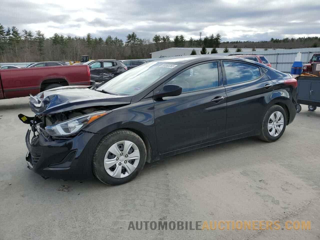 5NPDH4AE8GH712989 HYUNDAI ELANTRA 2016