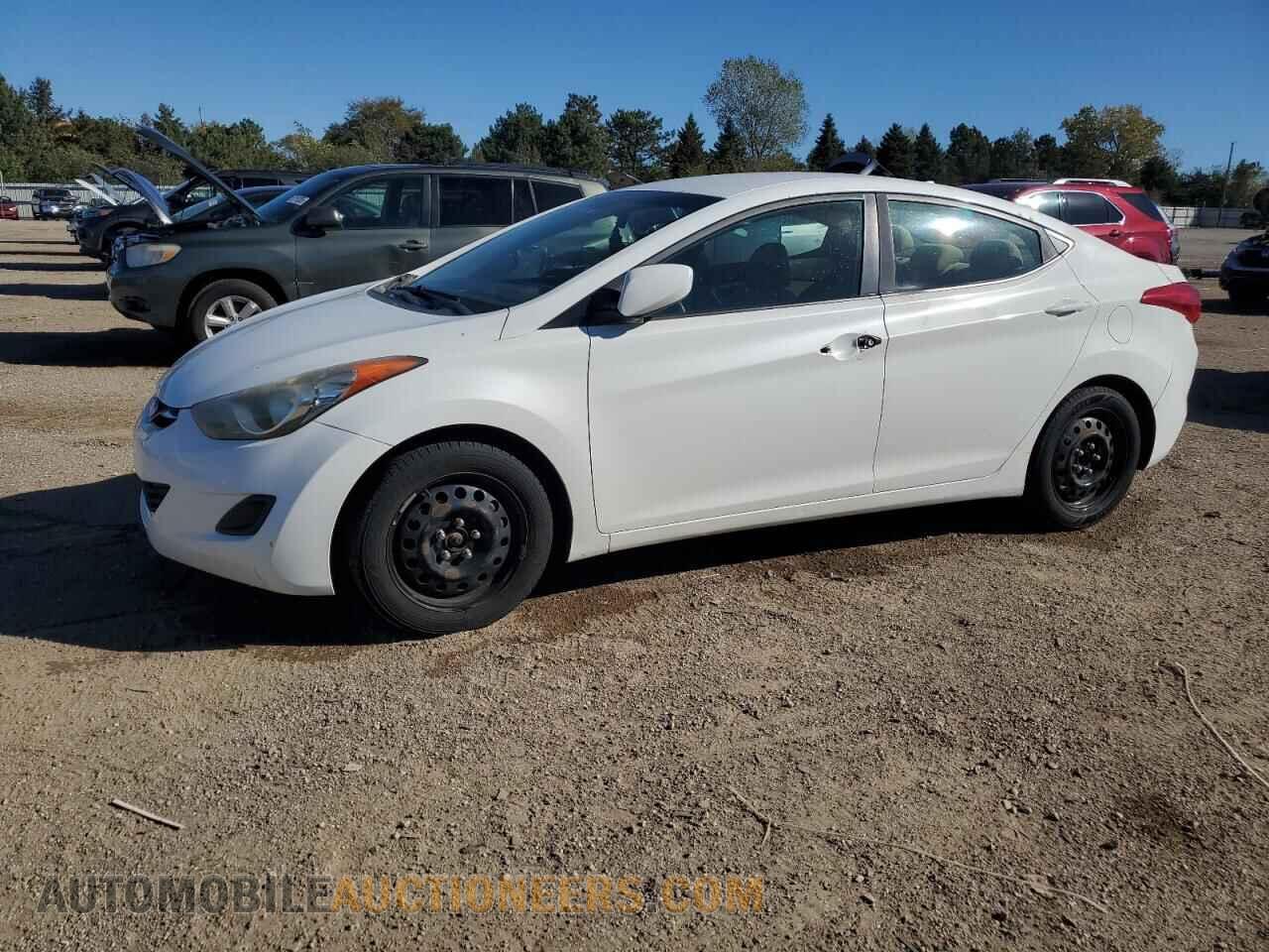 5NPDH4AEXCH067711 HYUNDAI ELANTRA 2012