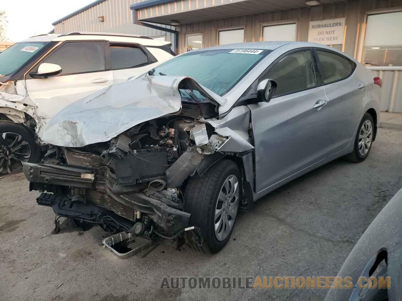5NPDH4AEXCH131097 HYUNDAI ELANTRA 2012