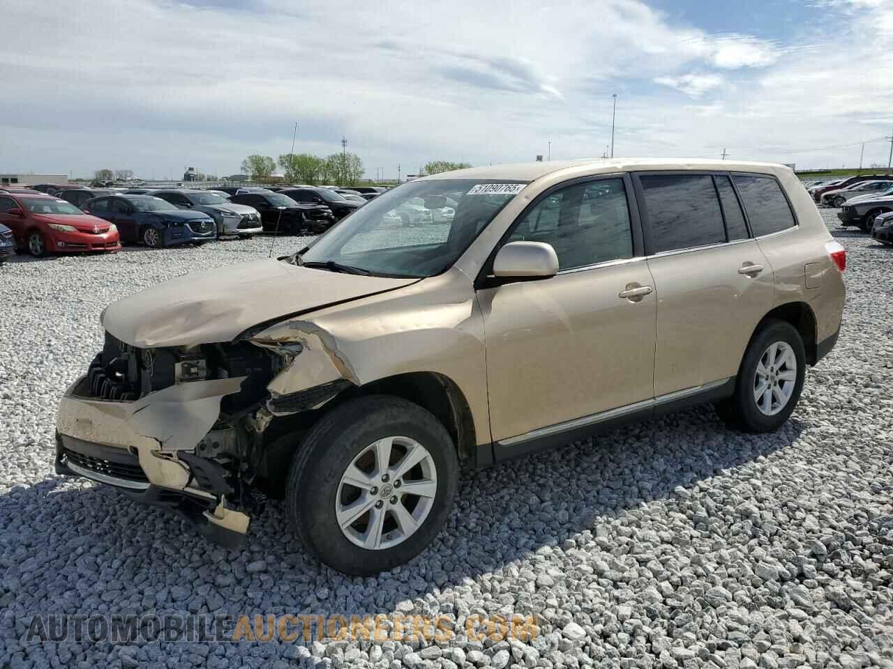 5TDBK3EH3CS095321 TOYOTA HIGHLANDER 2012