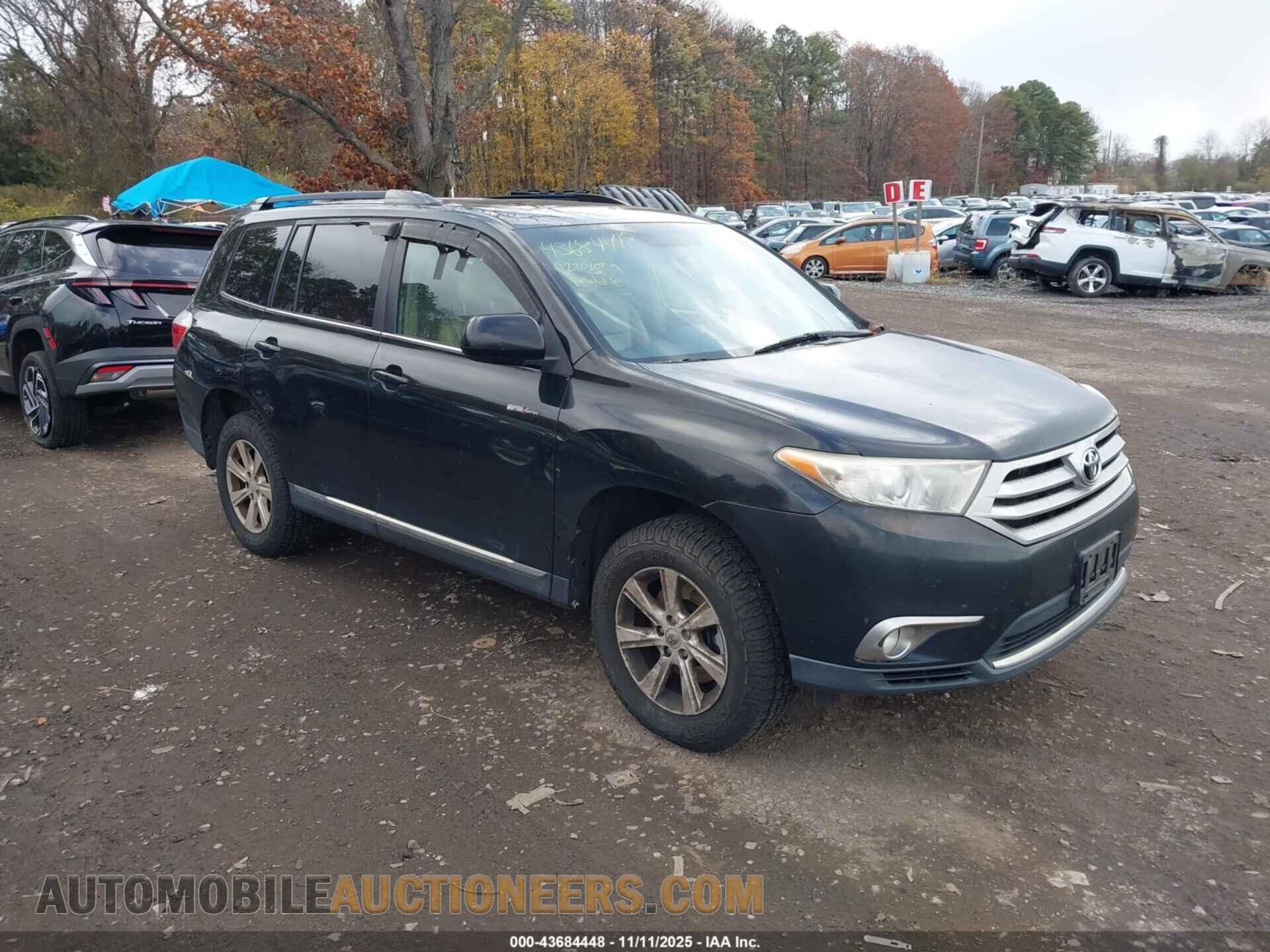 5TDBK3EH5CS095708 TOYOTA HIGHLANDER 2012