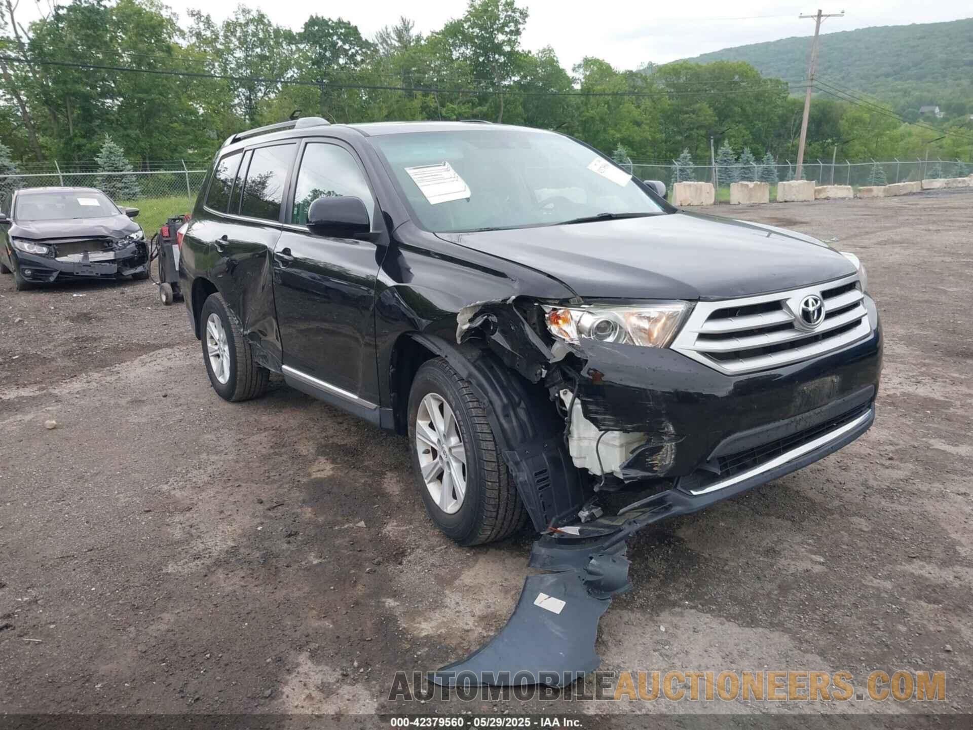 5TDBK3EH9CS142108 TOYOTA HIGHLANDER 2012