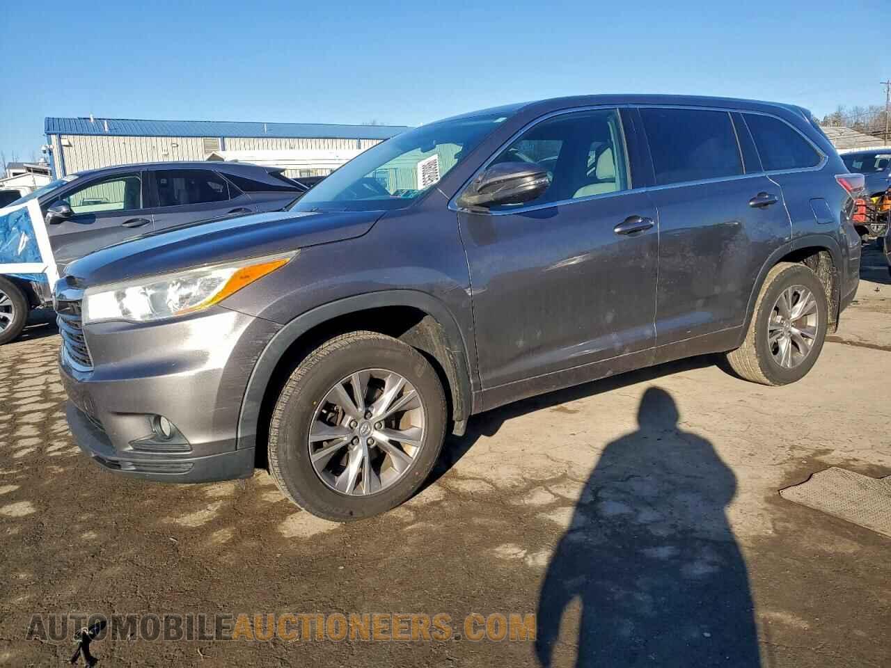 5TDBKRFH7ES021663 TOYOTA HIGHLANDER 2014