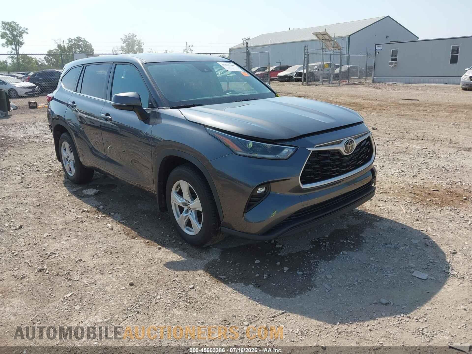 5TDBZRBH2MS548607 TOYOTA HIGHLANDER 2021