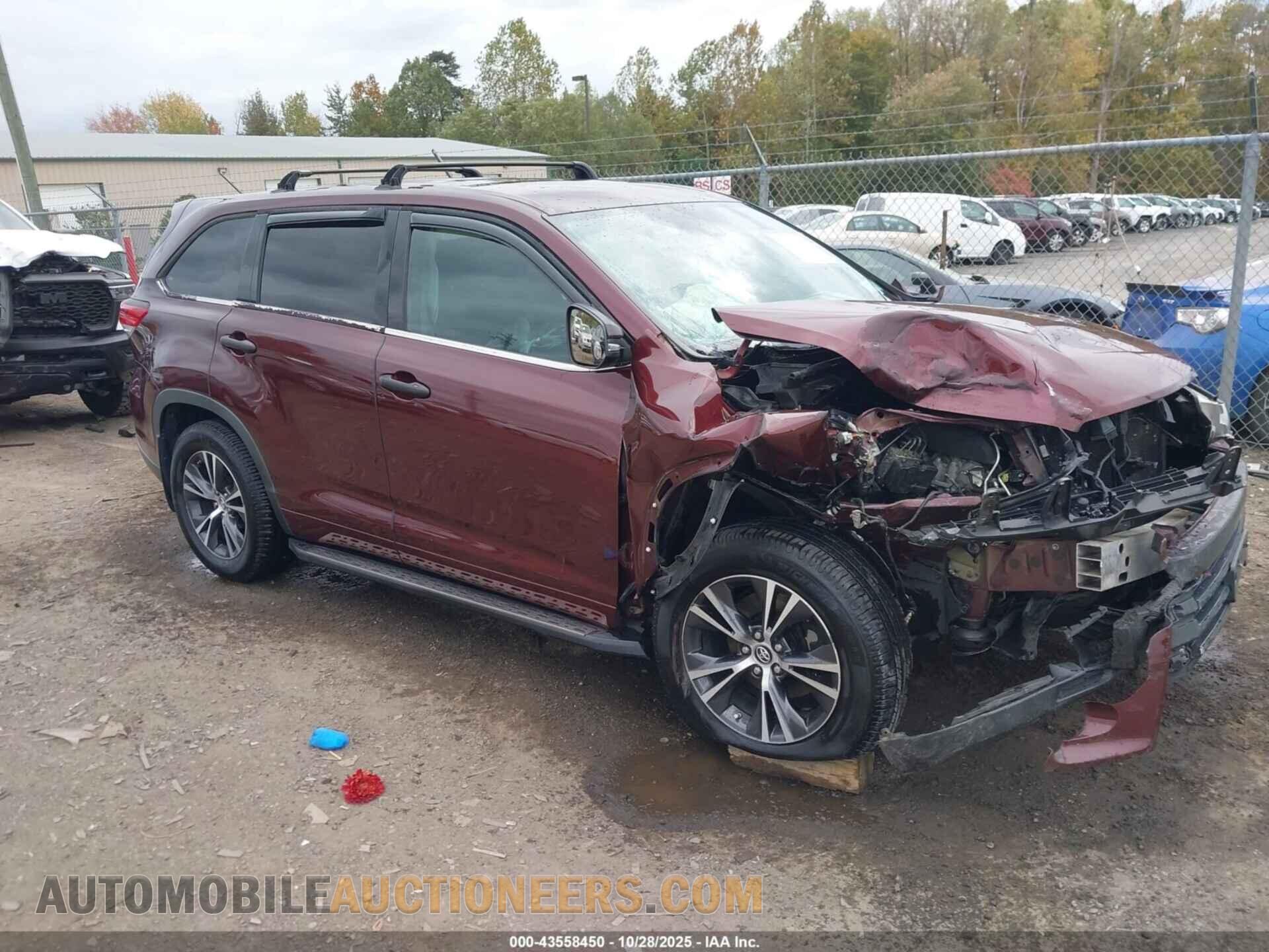 5TDBZRFH0JS494097 TOYOTA HIGHLANDER 2018