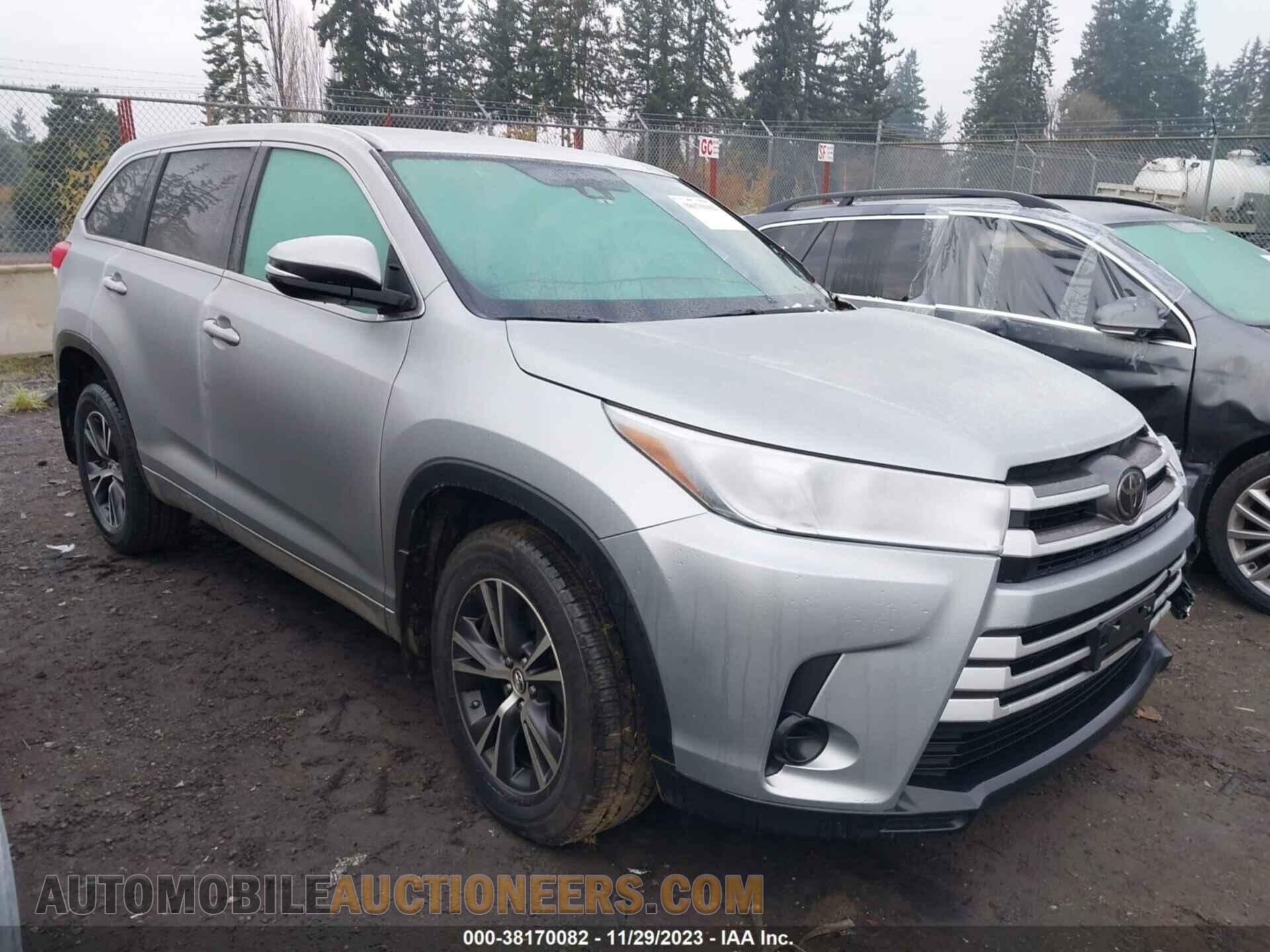 5TDBZRFH1JS850430 TOYOTA HIGHLANDER 2018