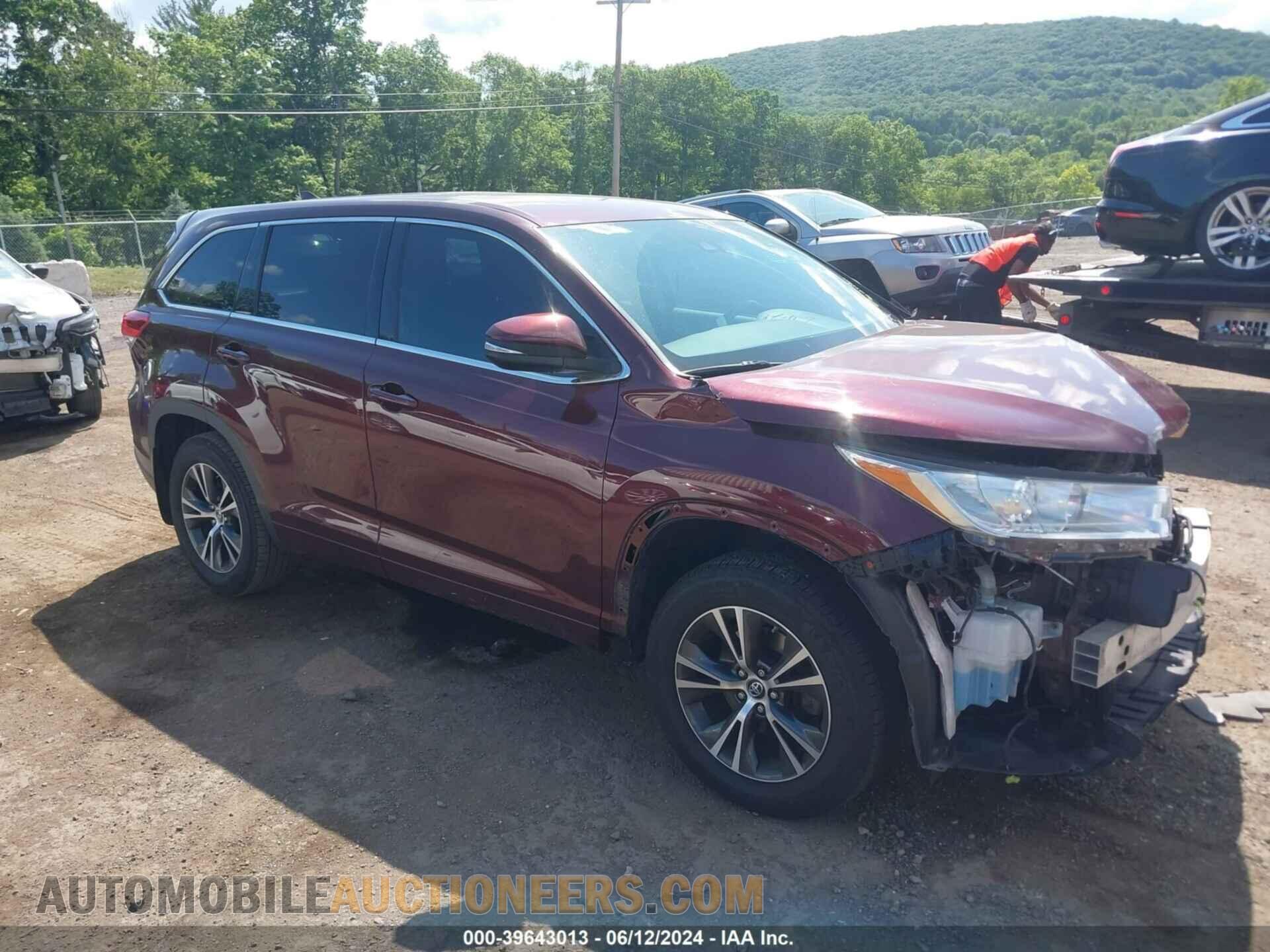5TDBZRFH2JS814634 TOYOTA HIGHLANDER 2018