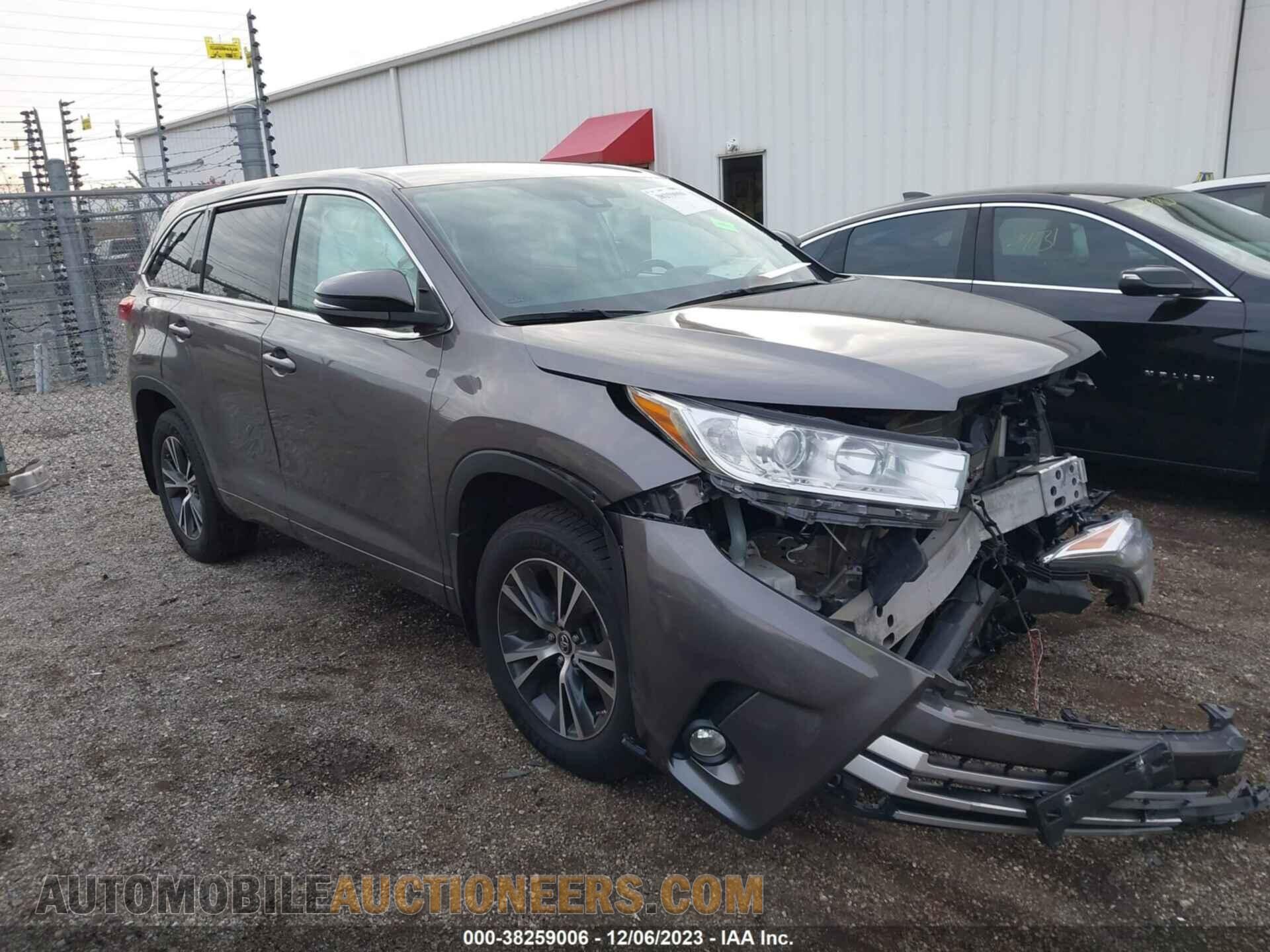 5TDBZRFH2JS828887 TOYOTA HIGHLANDER 2018