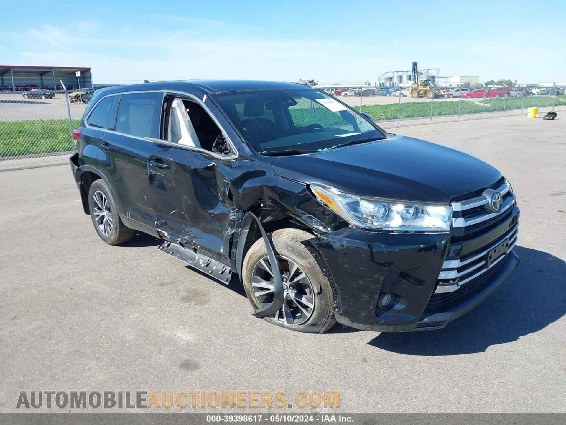 5TDBZRFH2JS843079 TOYOTA HIGHLANDER 2018