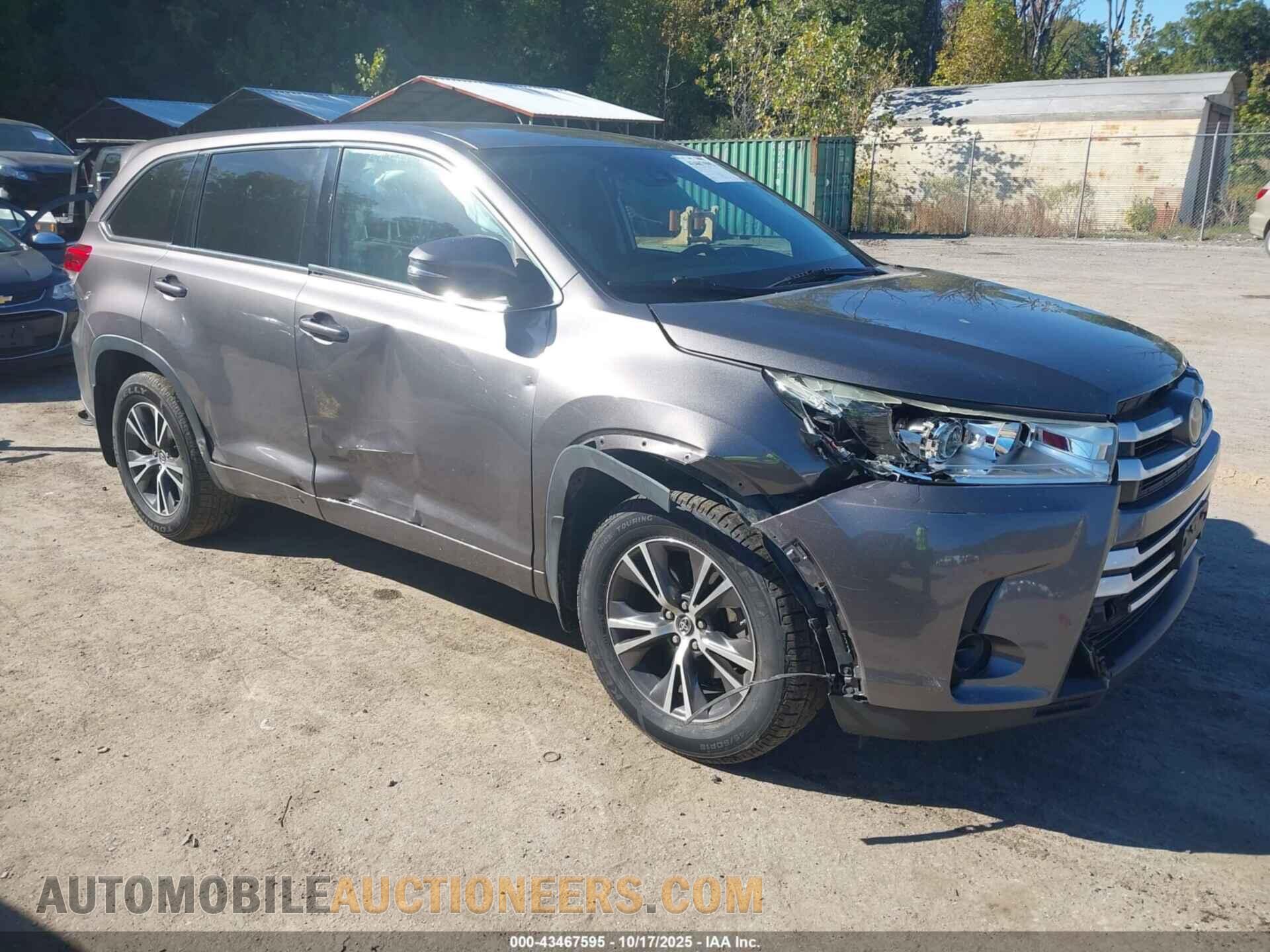 5TDBZRFH3JS498564 TOYOTA HIGHLANDER 2018