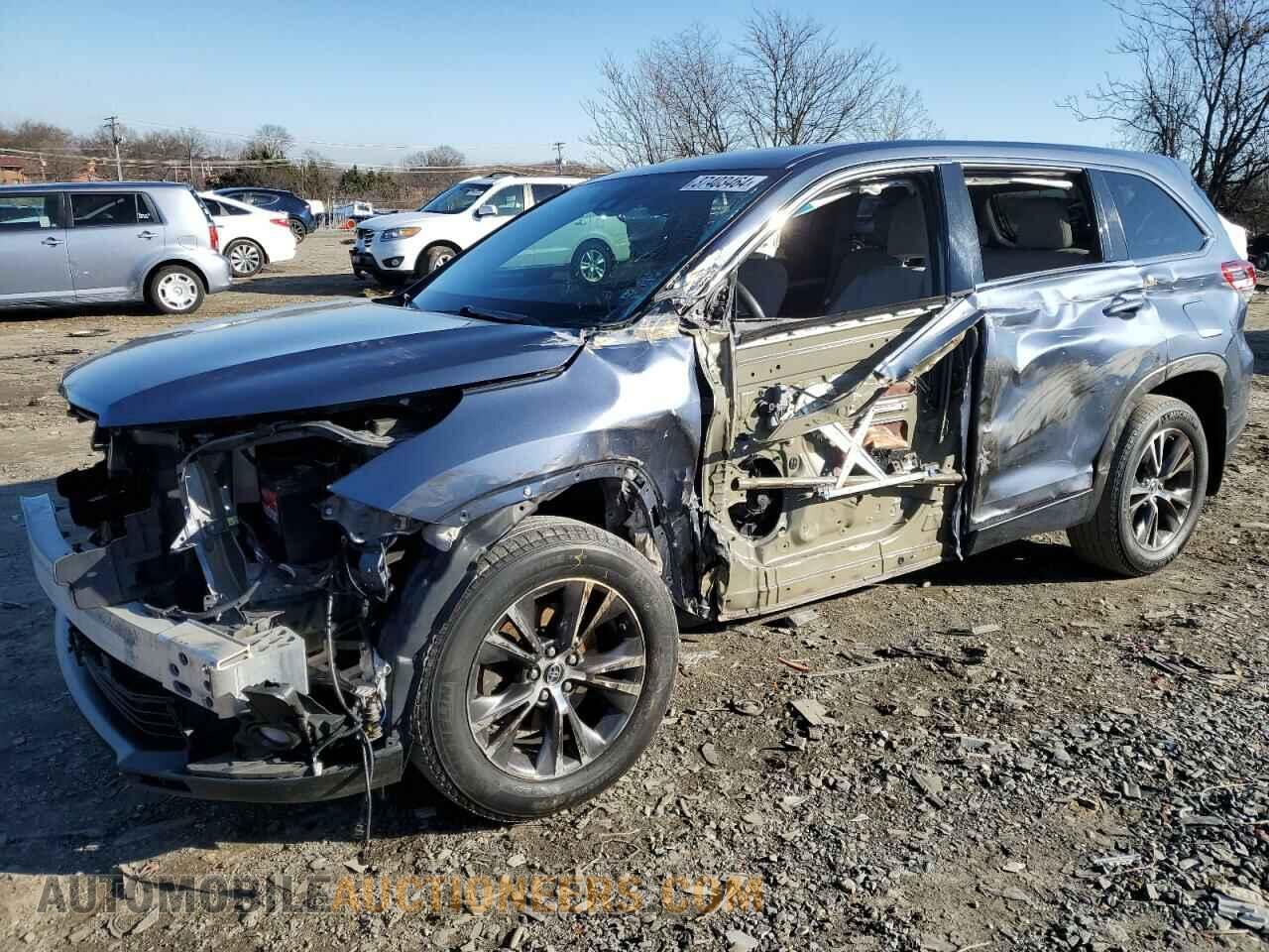 5TDBZRFH3JS499939 TOYOTA HIGHLANDER 2018