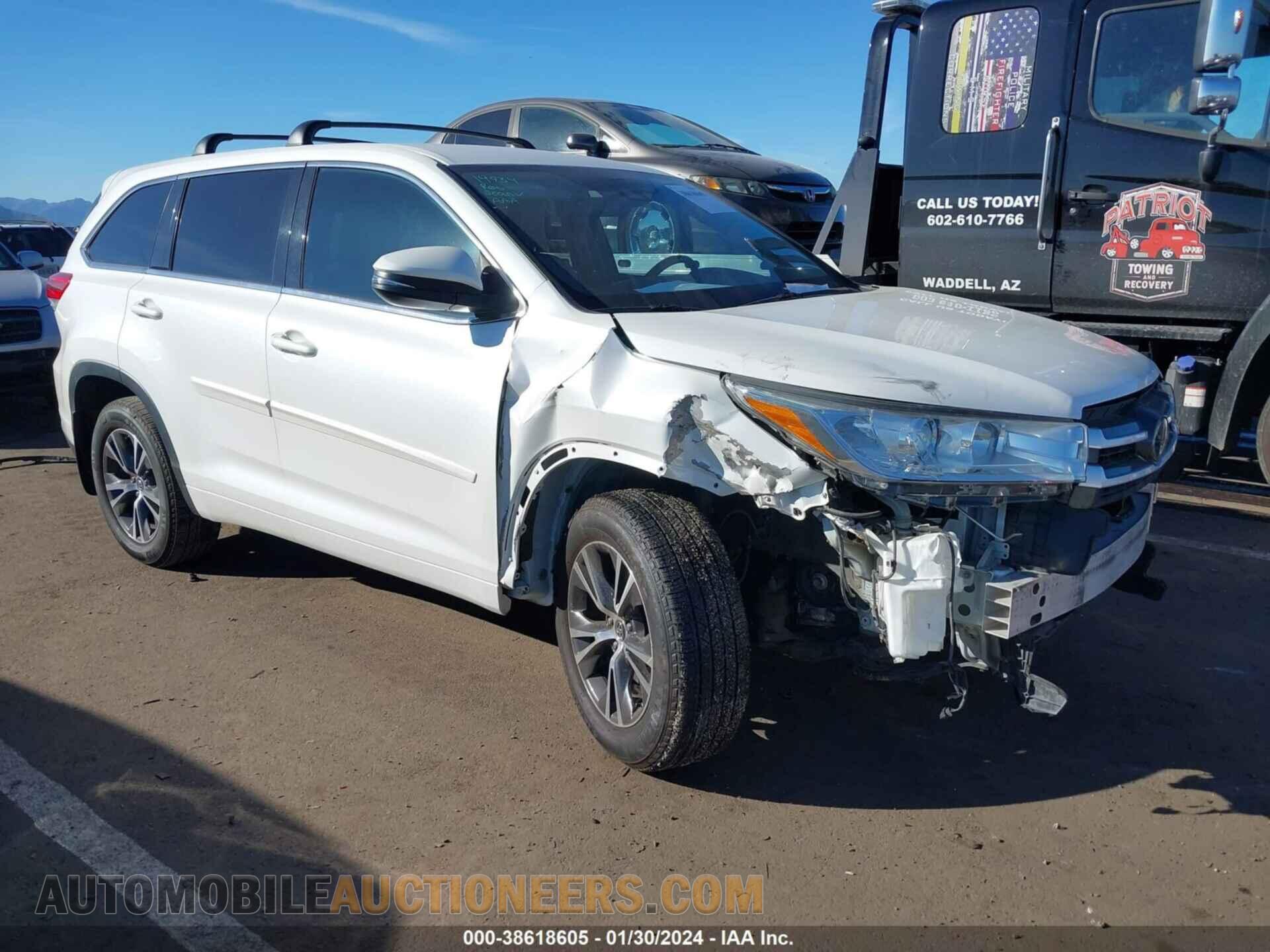 5TDBZRFH3JS849859 TOYOTA HIGHLANDER 2018
