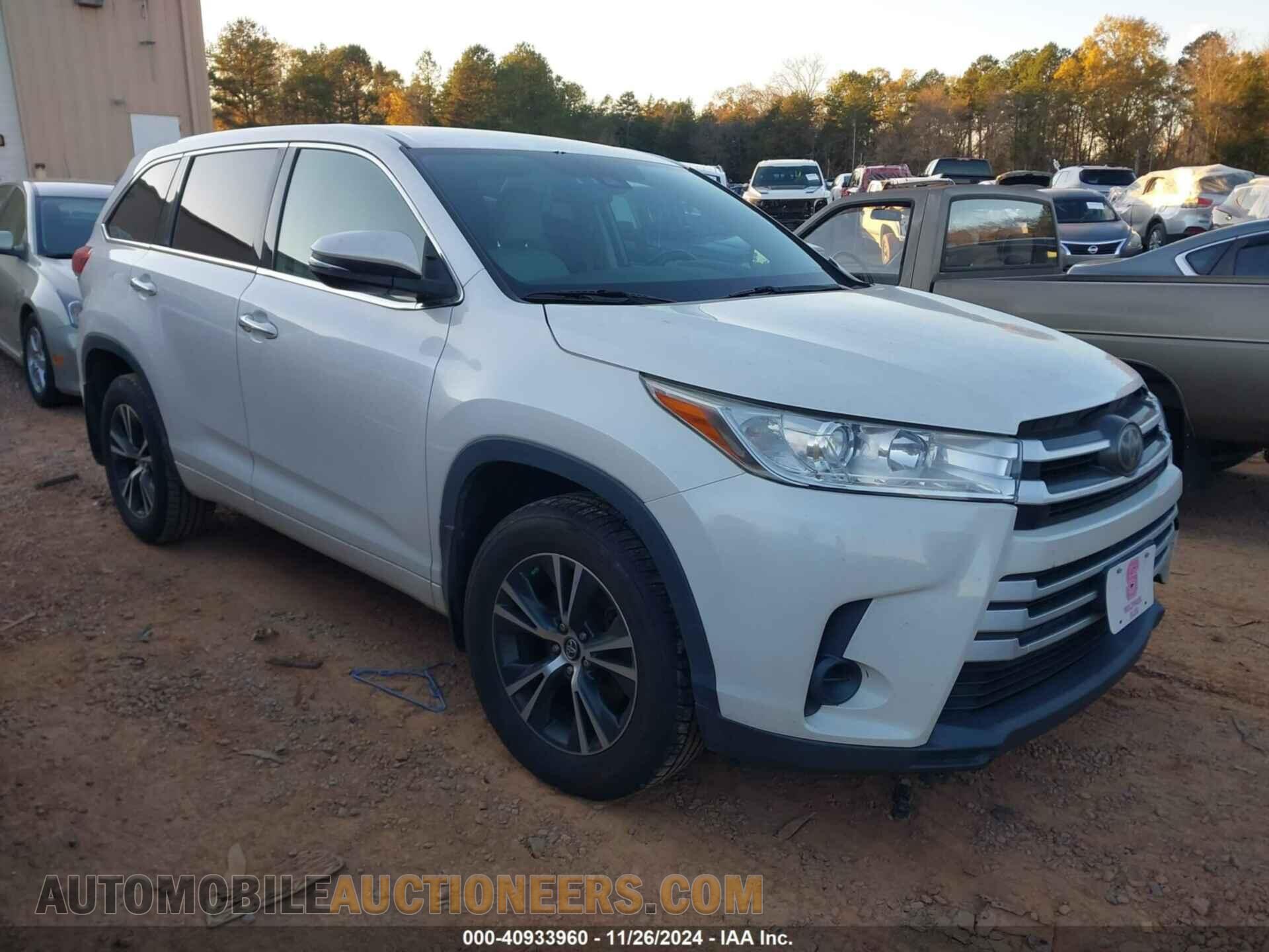 5TDBZRFH4JS835971 TOYOTA HIGHLANDER 2018