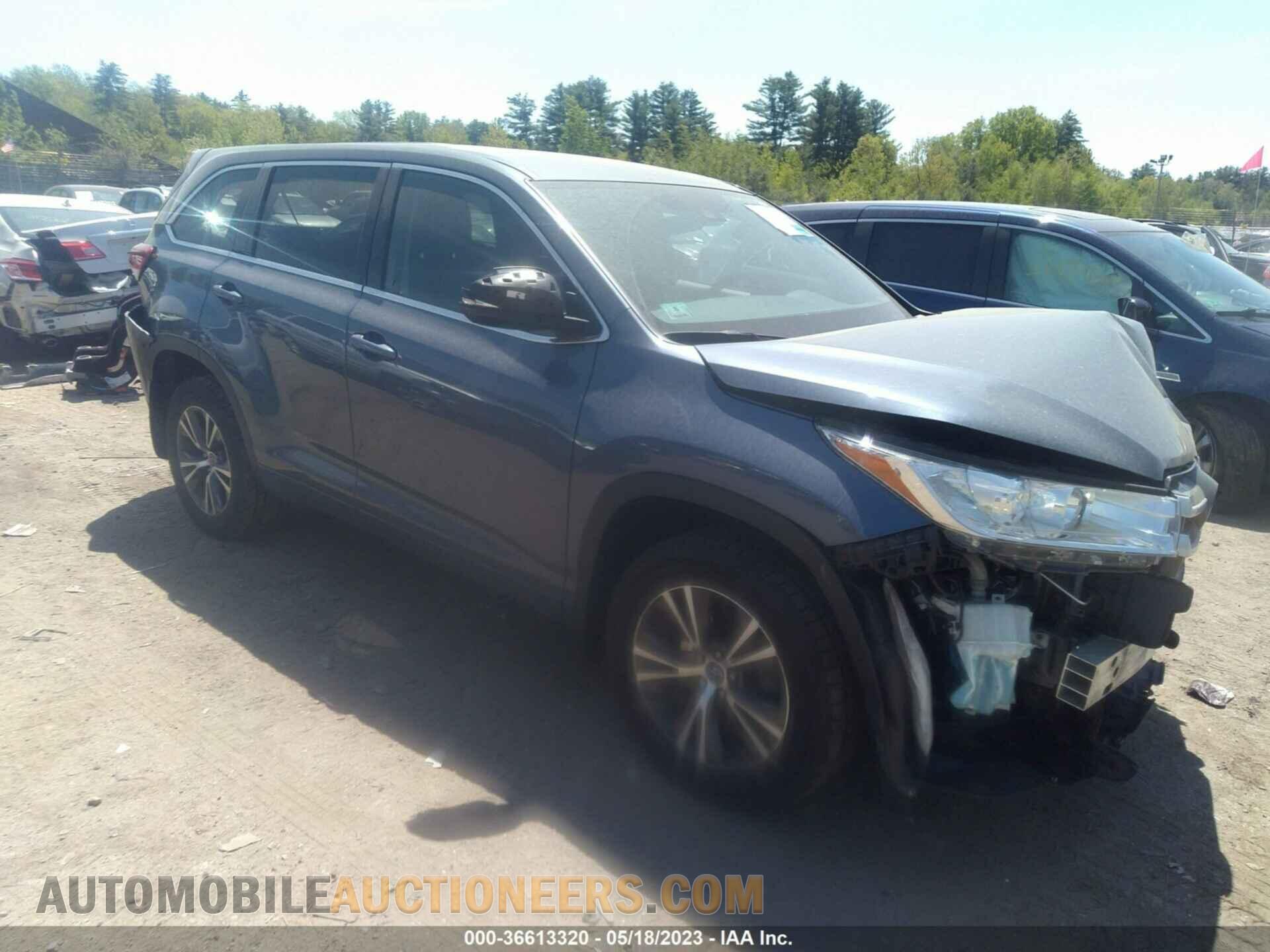 5TDBZRFH4JS905131 TOYOTA HIGHLANDER 2018