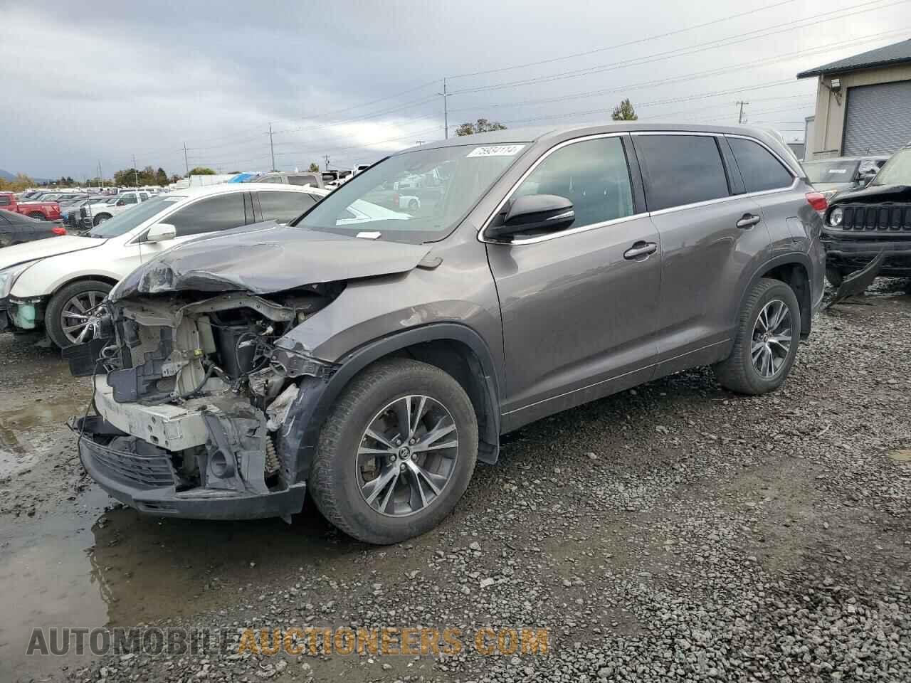 5TDBZRFH5JS857509 TOYOTA HIGHLANDER 2018