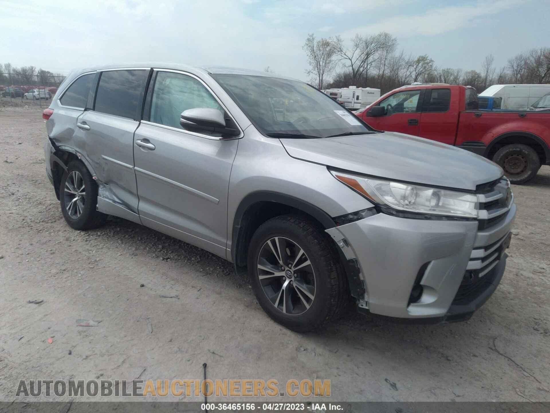 5TDBZRFH5JS876092 TOYOTA HIGHLANDER 2018