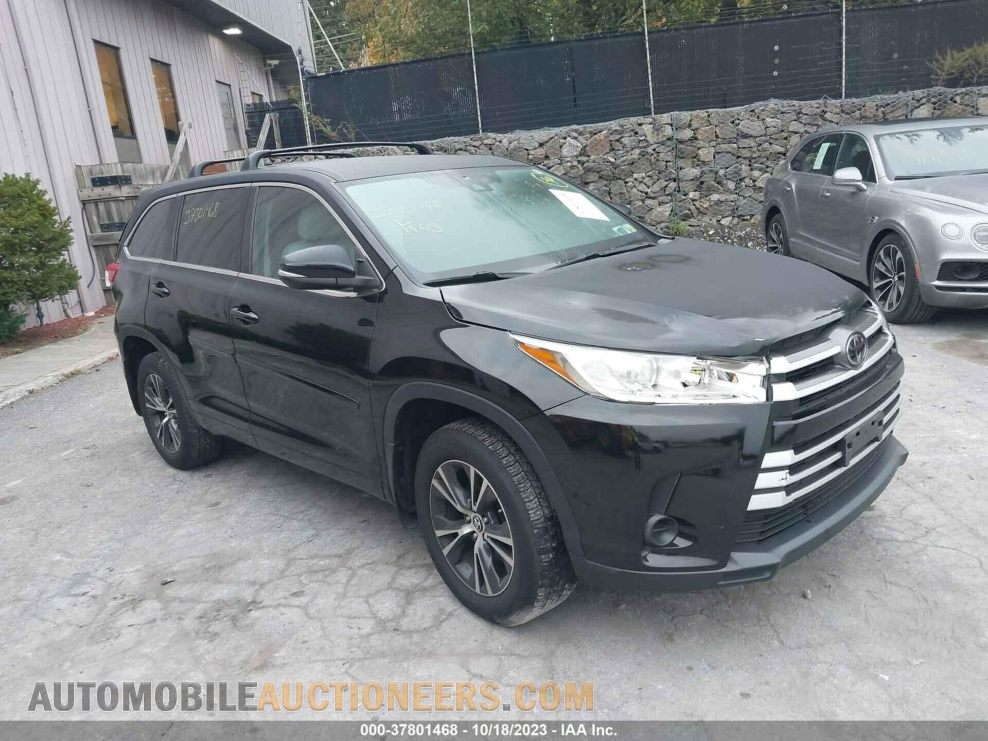 5TDBZRFH5JS884354 TOYOTA HIGHLANDER 2018