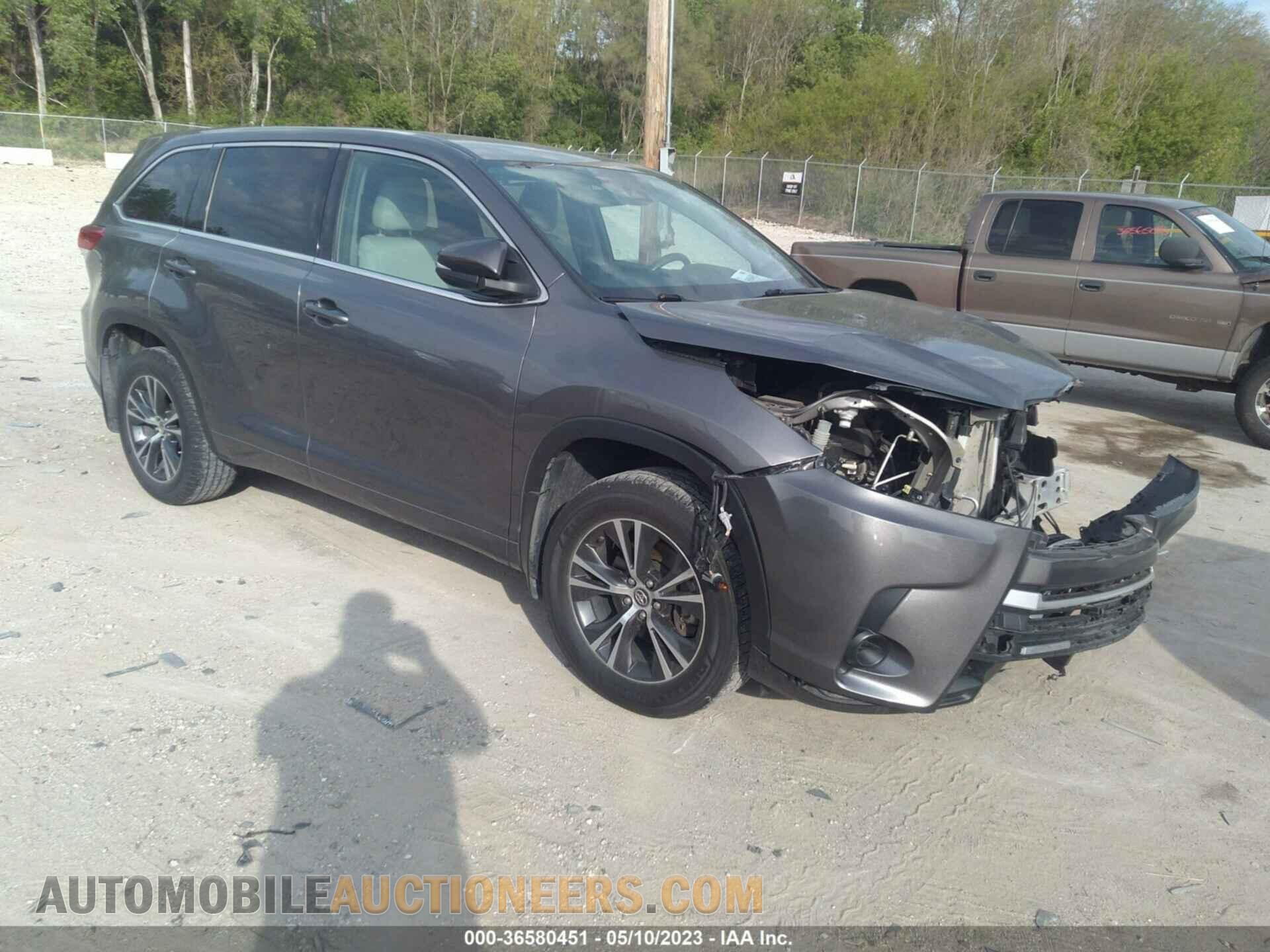 5TDBZRFH6JS848172 TOYOTA HIGHLANDER 2018