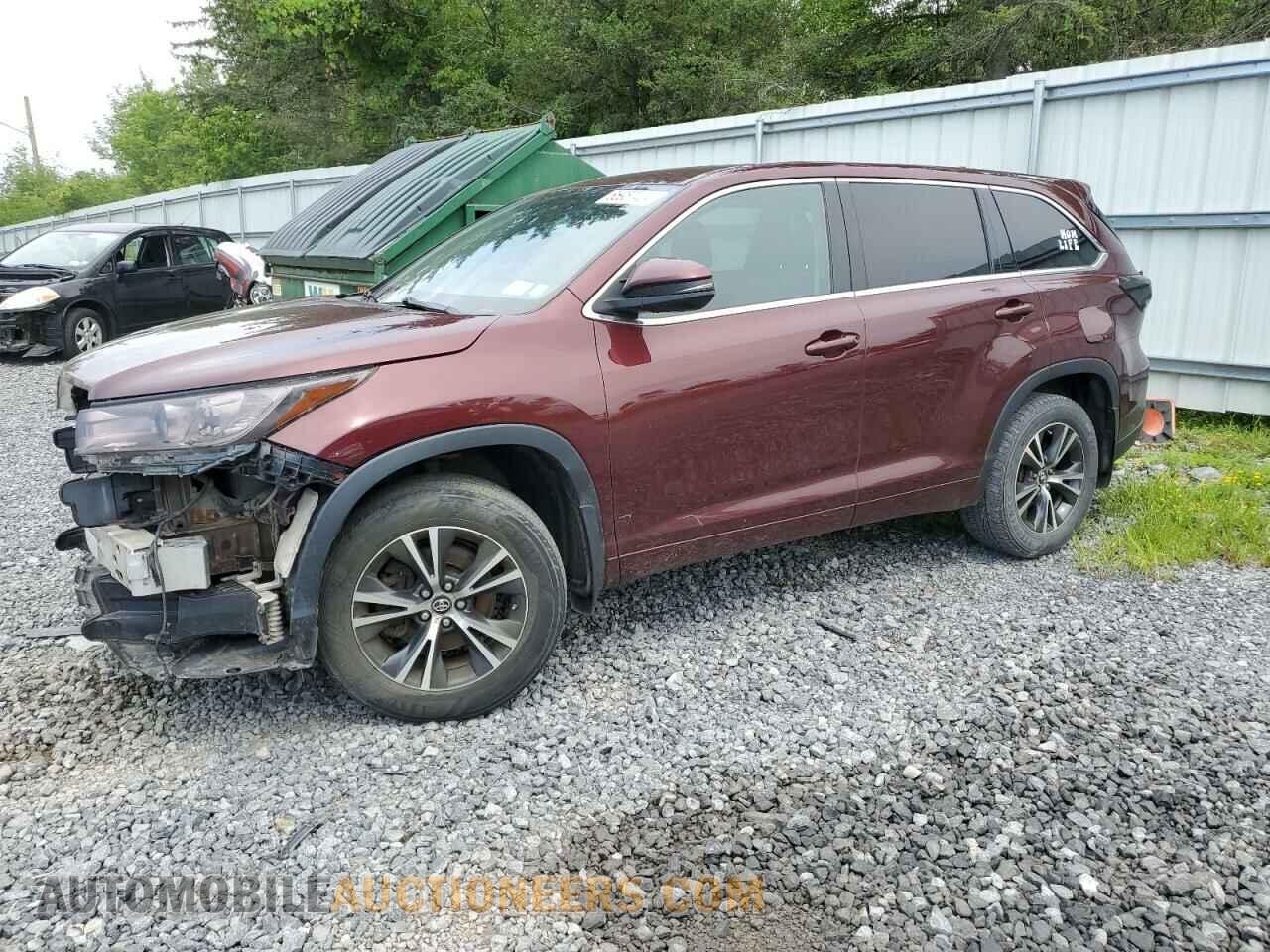 5TDBZRFH6JS885903 TOYOTA HIGHLANDER 2018