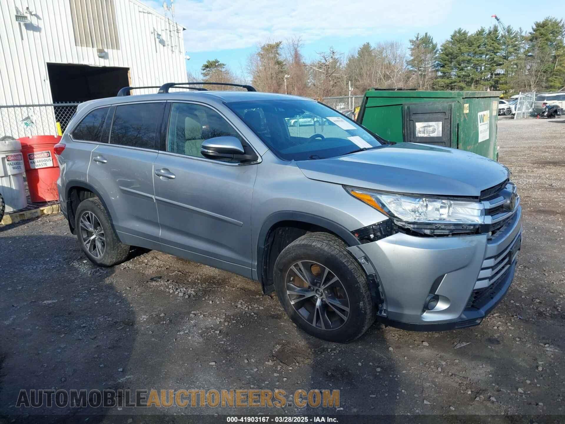 5TDBZRFH7JS839416 TOYOTA HIGHLANDER 2018