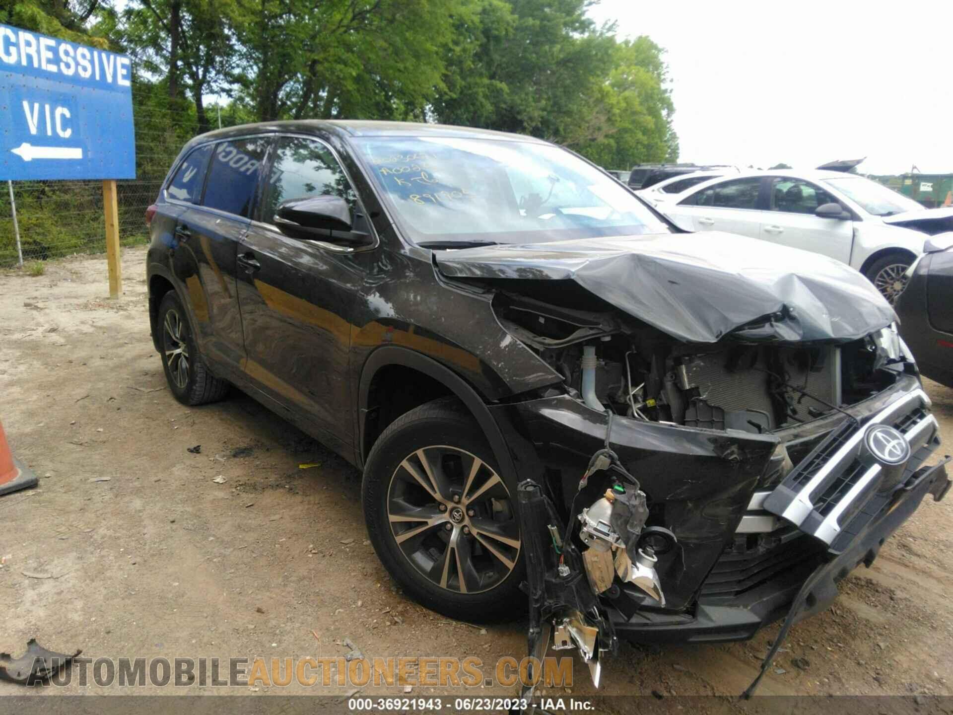 5TDBZRFH7JS891905 TOYOTA HIGHLANDER 2018