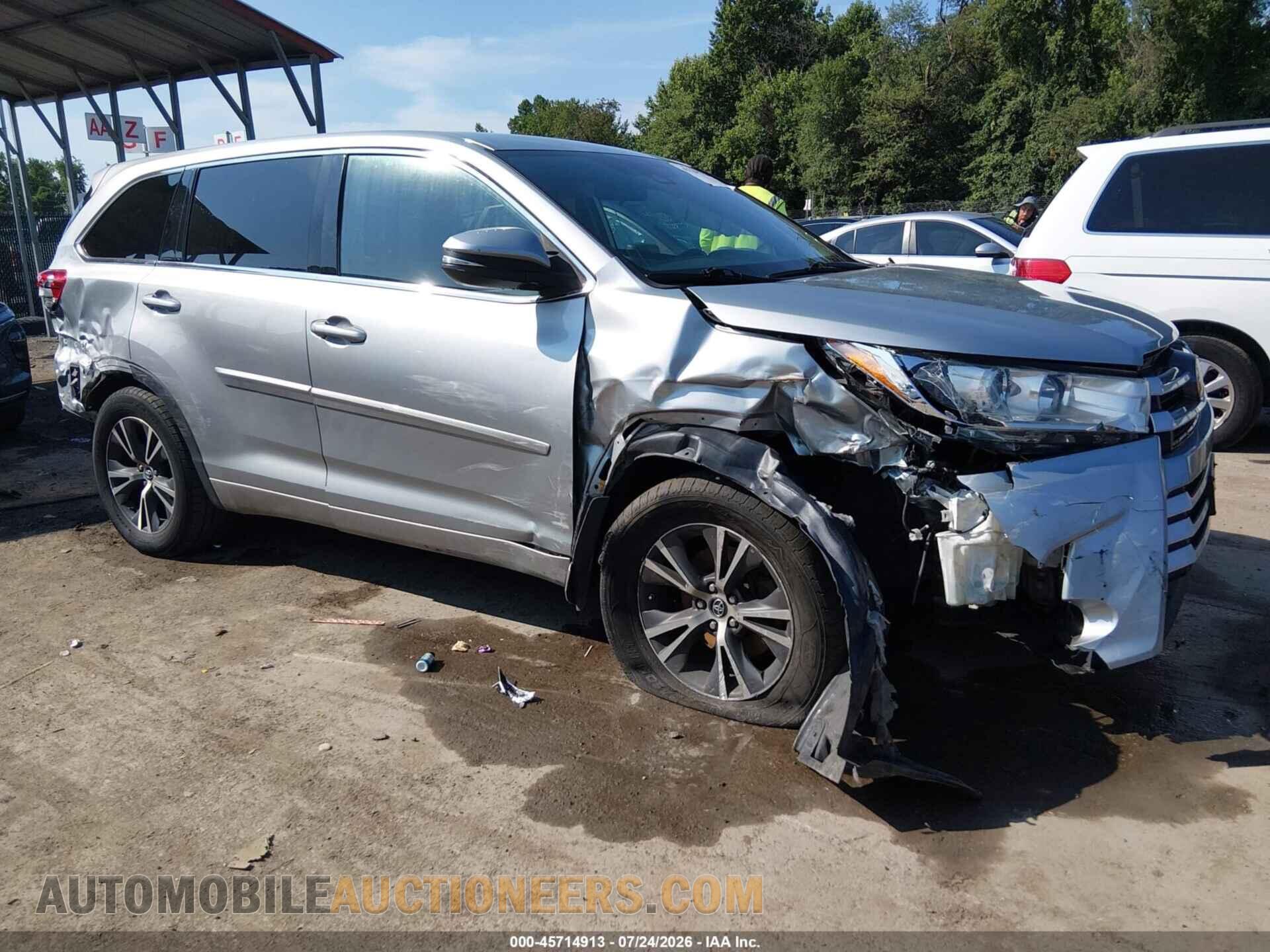 5TDBZRFH7JS896814 TOYOTA HIGHLANDER 2018