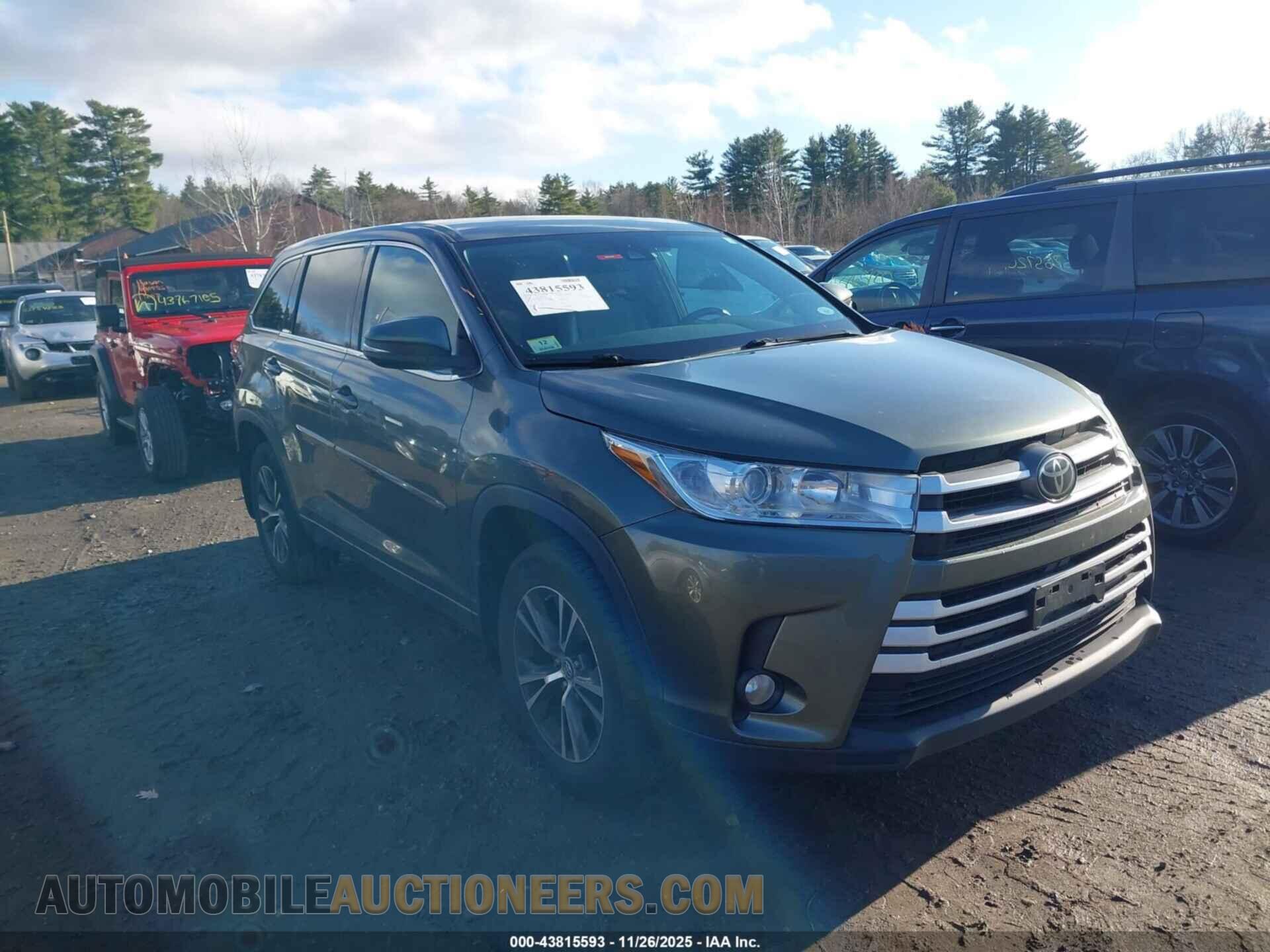 5TDBZRFH7JS911151 TOYOTA HIGHLANDER 2018