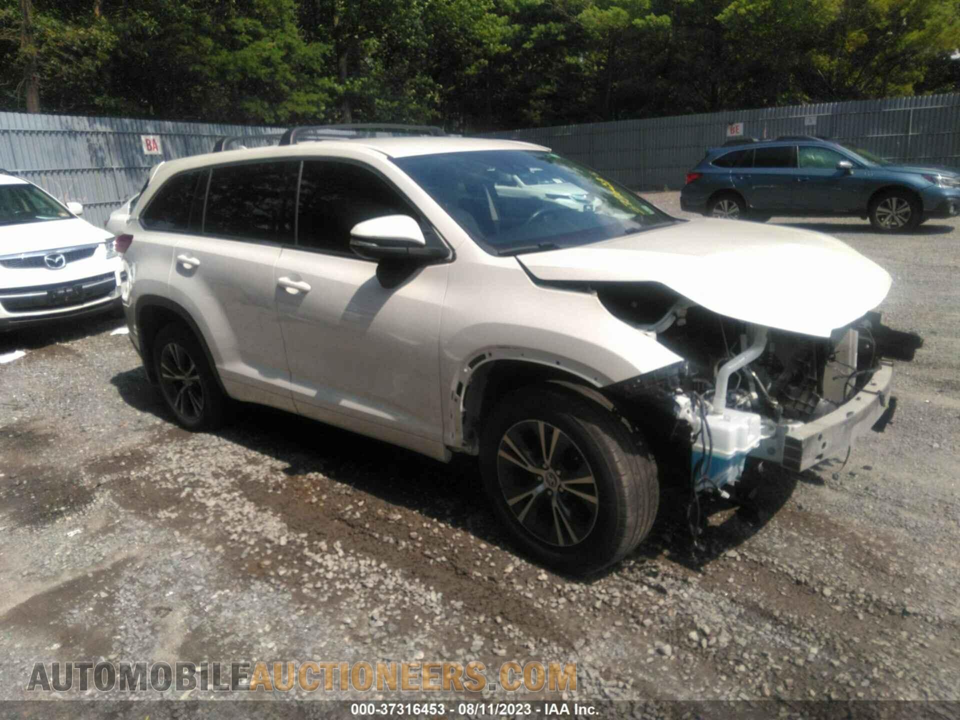 5TDBZRFH9JS491263 TOYOTA HIGHLANDER 2018