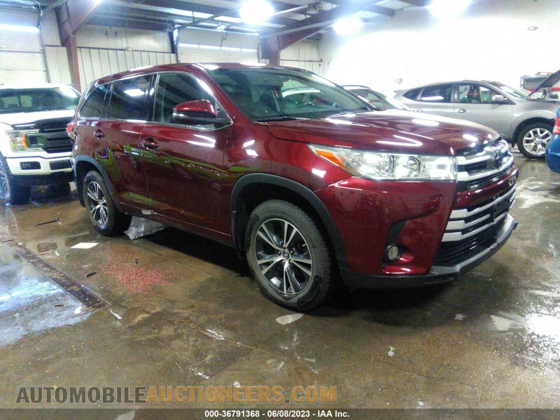 5TDBZRFH9JS864401 TOYOTA HIGHLANDER 2018