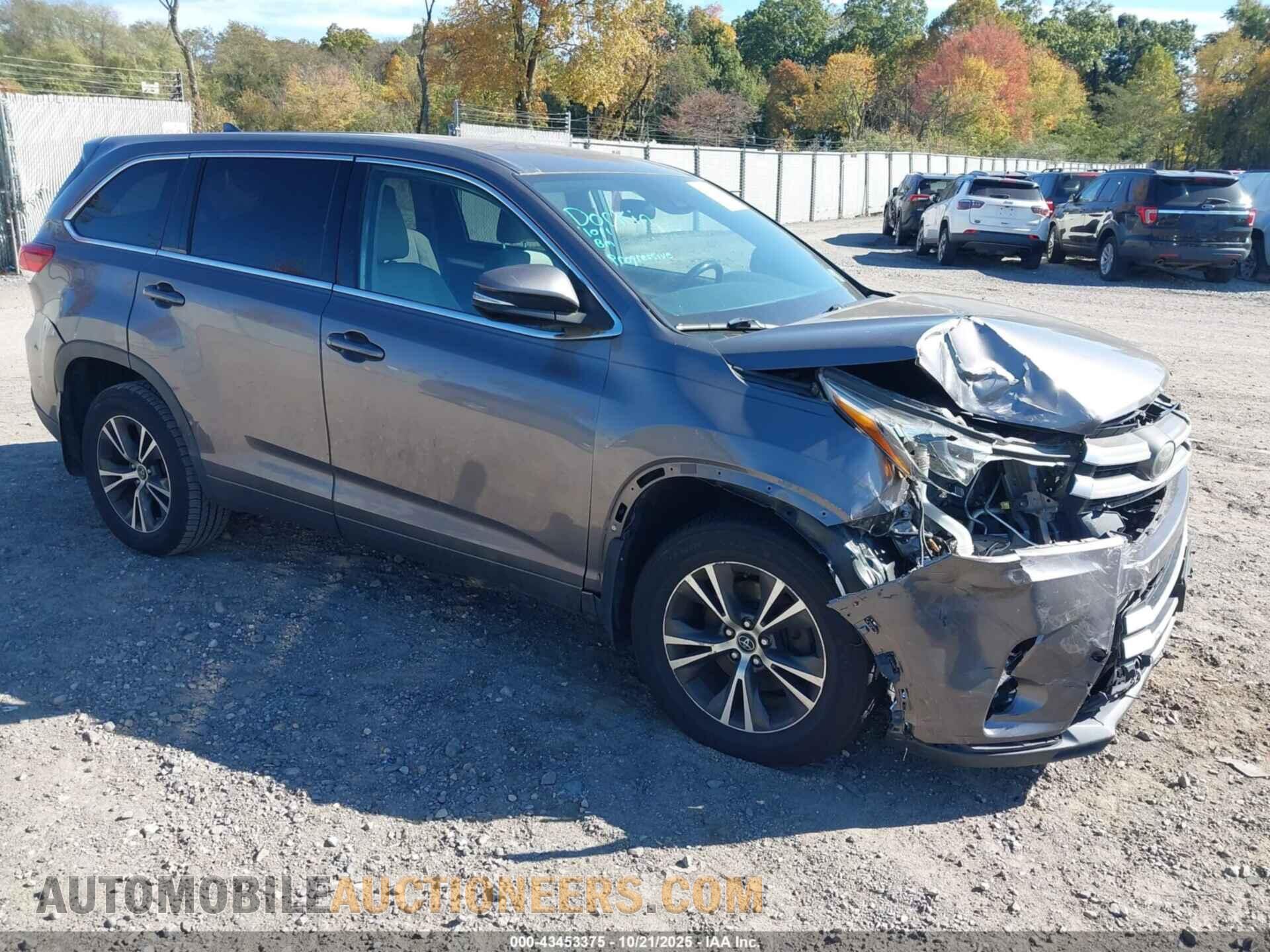 5TDBZRFH9JS878346 TOYOTA HIGHLANDER 2018
