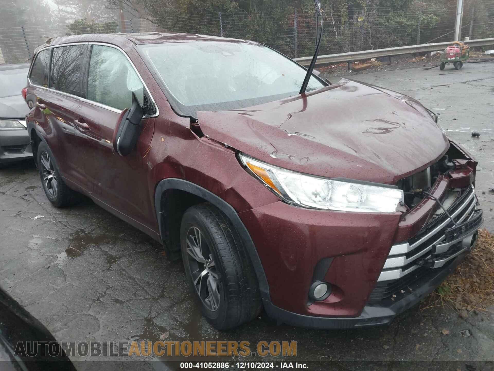 5TDBZRFH9JS879951 TOYOTA HIGHLANDER 2018