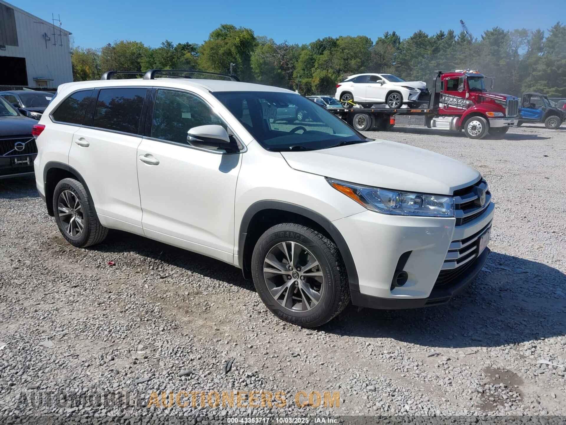 5TDBZRFHXJS870840 TOYOTA HIGHLANDER 2018