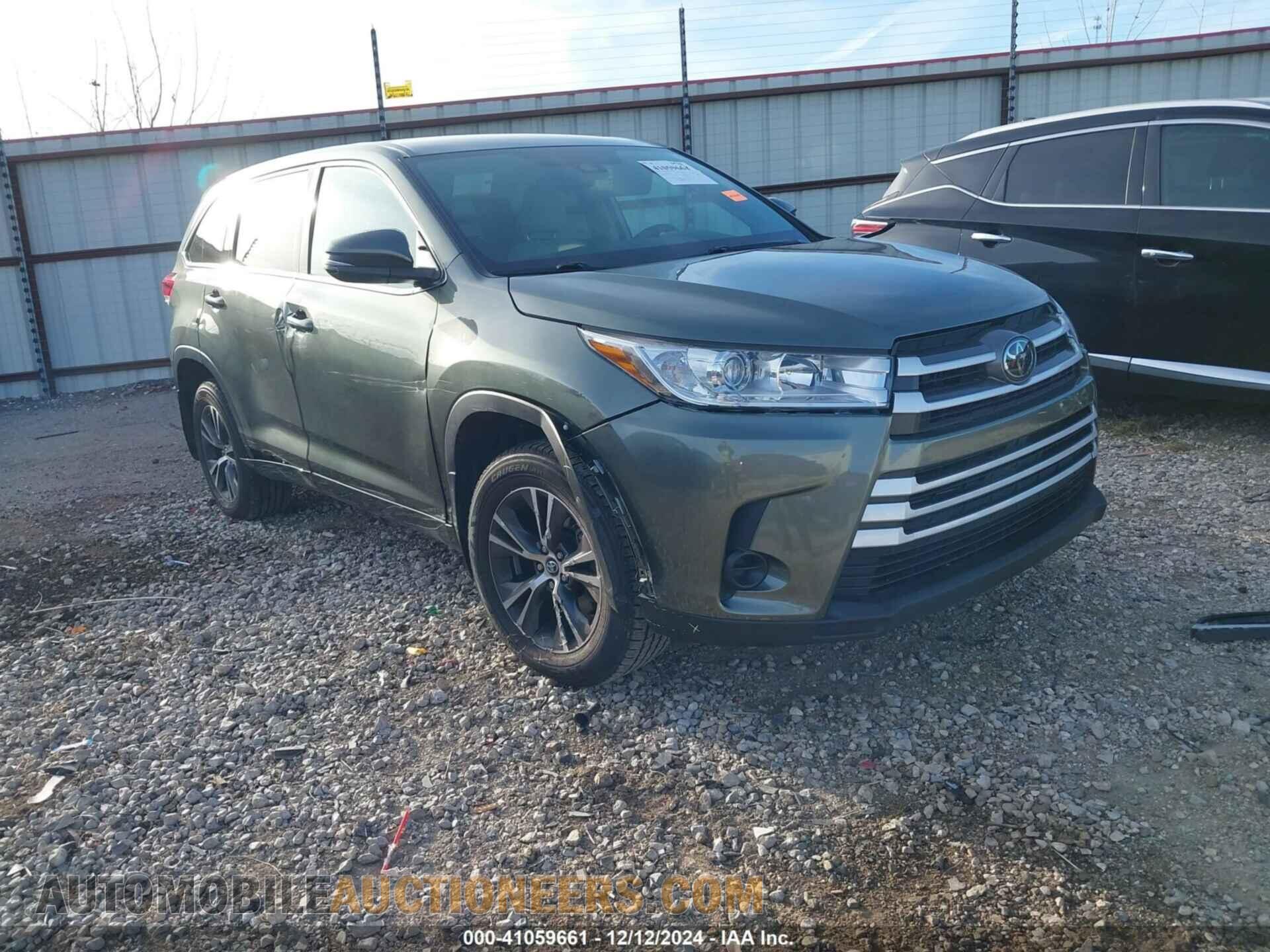 5TDBZRFHXJS888951 TOYOTA HIGHLANDER 2018