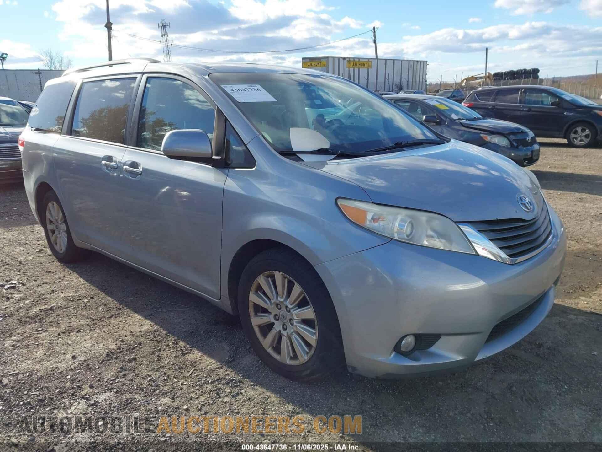 5TDDK3DC2CS030751 TOYOTA SIENNA 2012