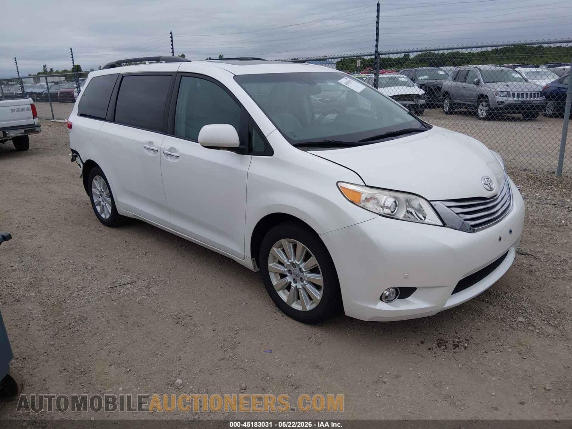 5TDDK3DC2CS035724 TOYOTA SIENNA 2012