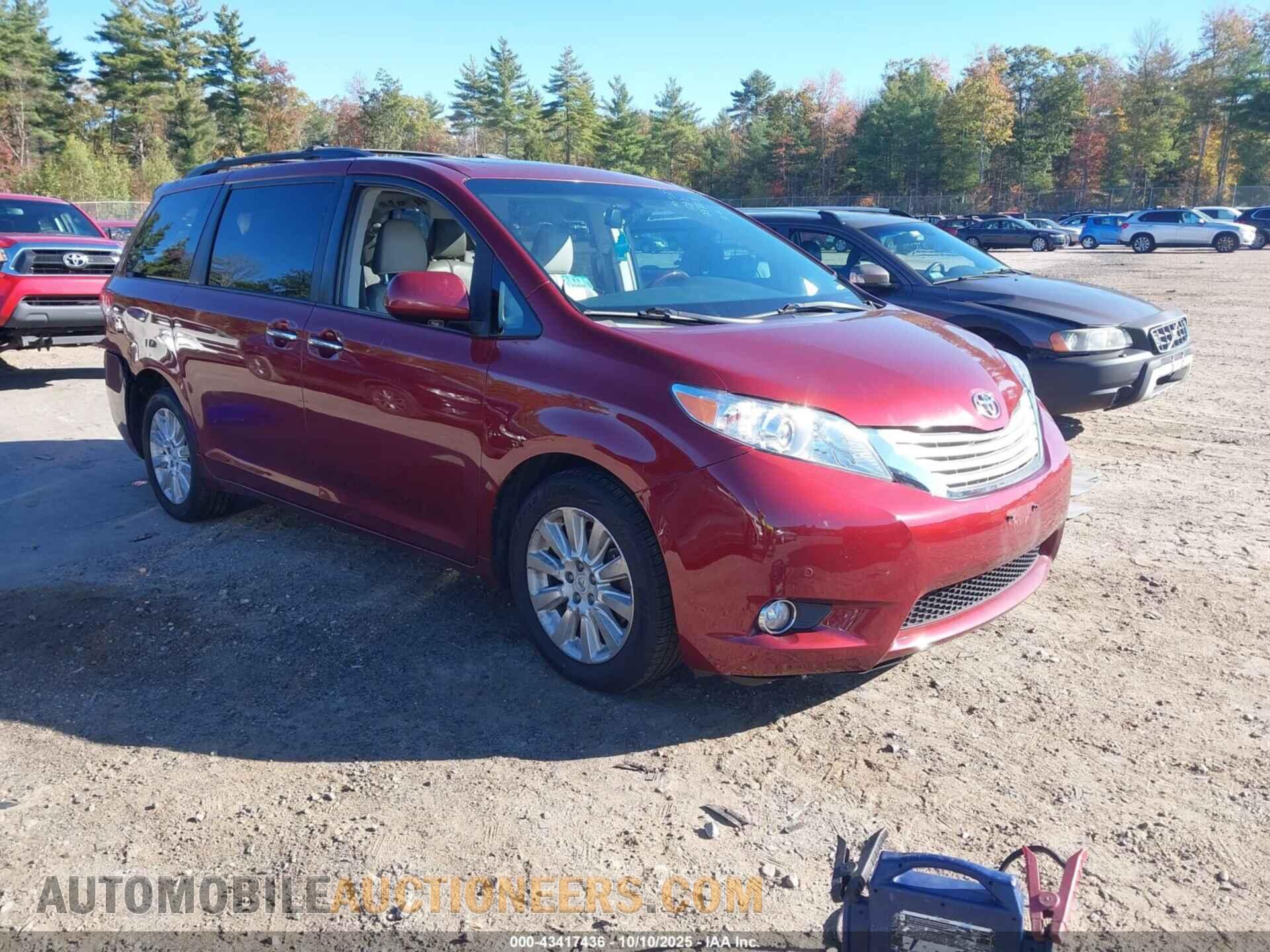 5TDDK3DC3CS044206 TOYOTA SIENNA 2012