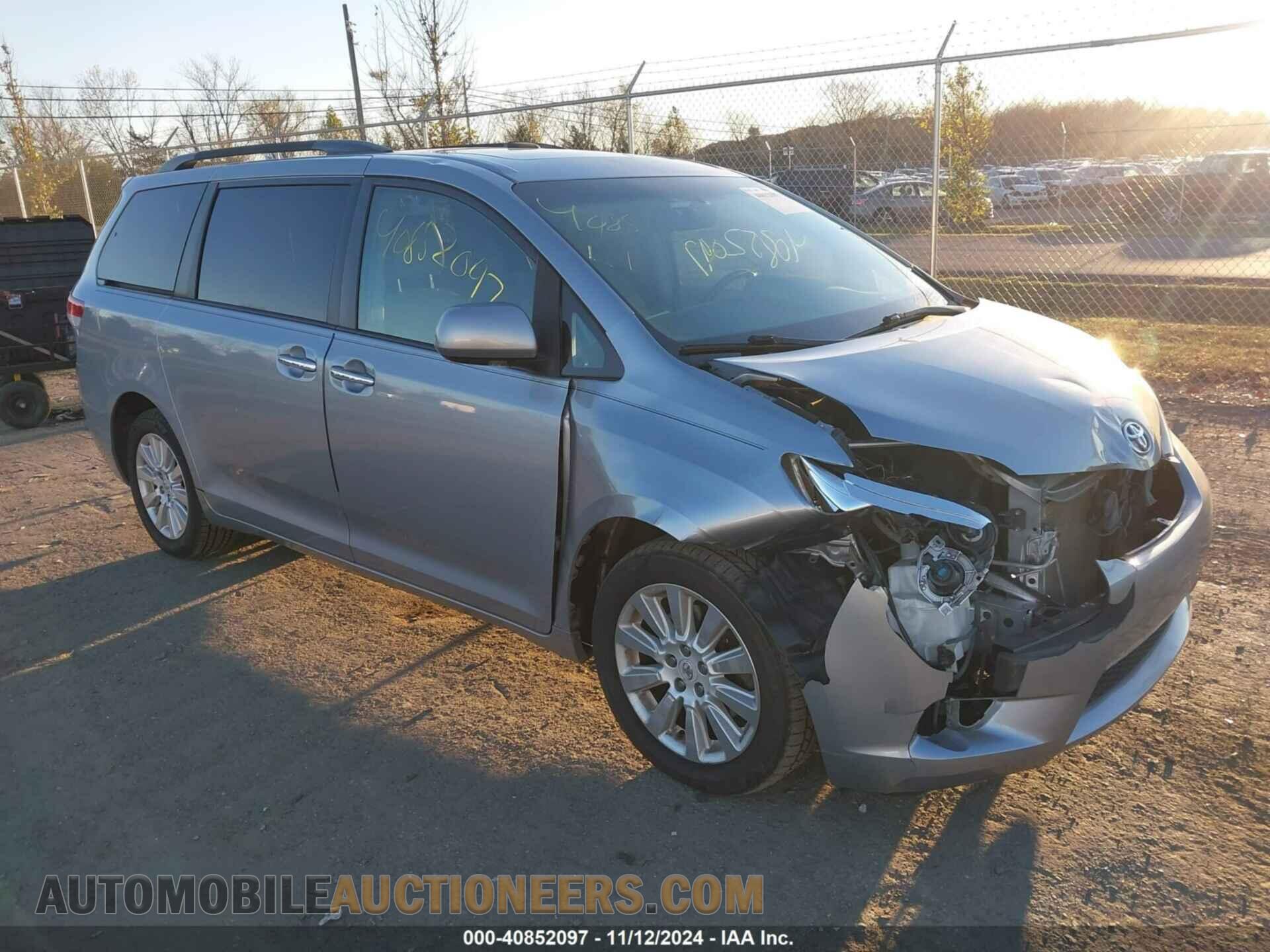 5TDDK3DC7CS035122 TOYOTA SIENNA 2012