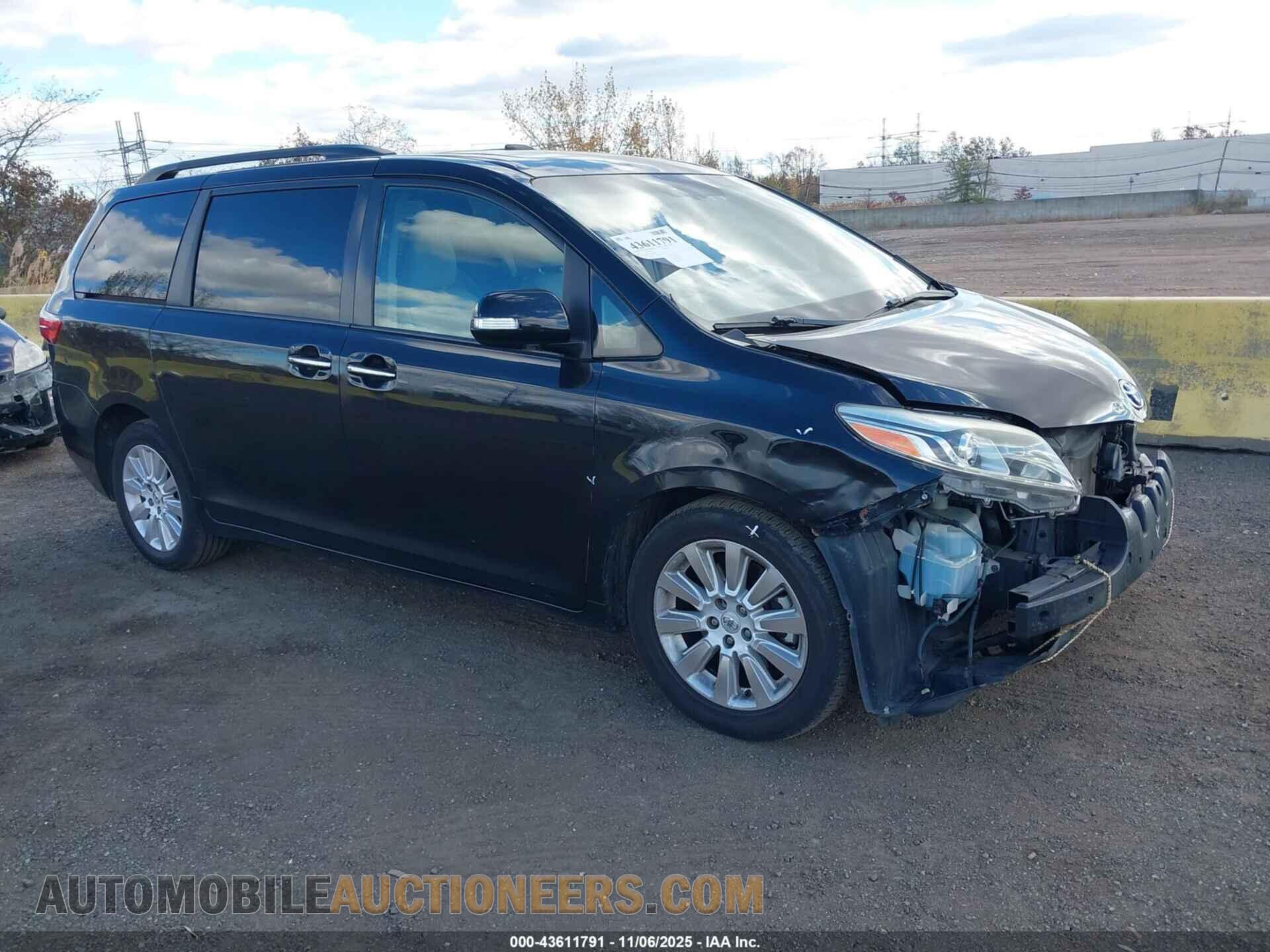 5TDDK3DC7FS120708 TOYOTA SIENNA 2015