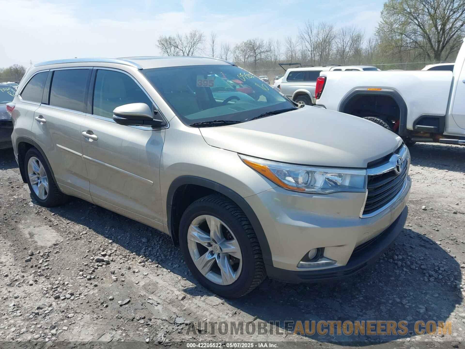 5TDDKRFH0FS101039 TOYOTA HIGHLANDER 2015