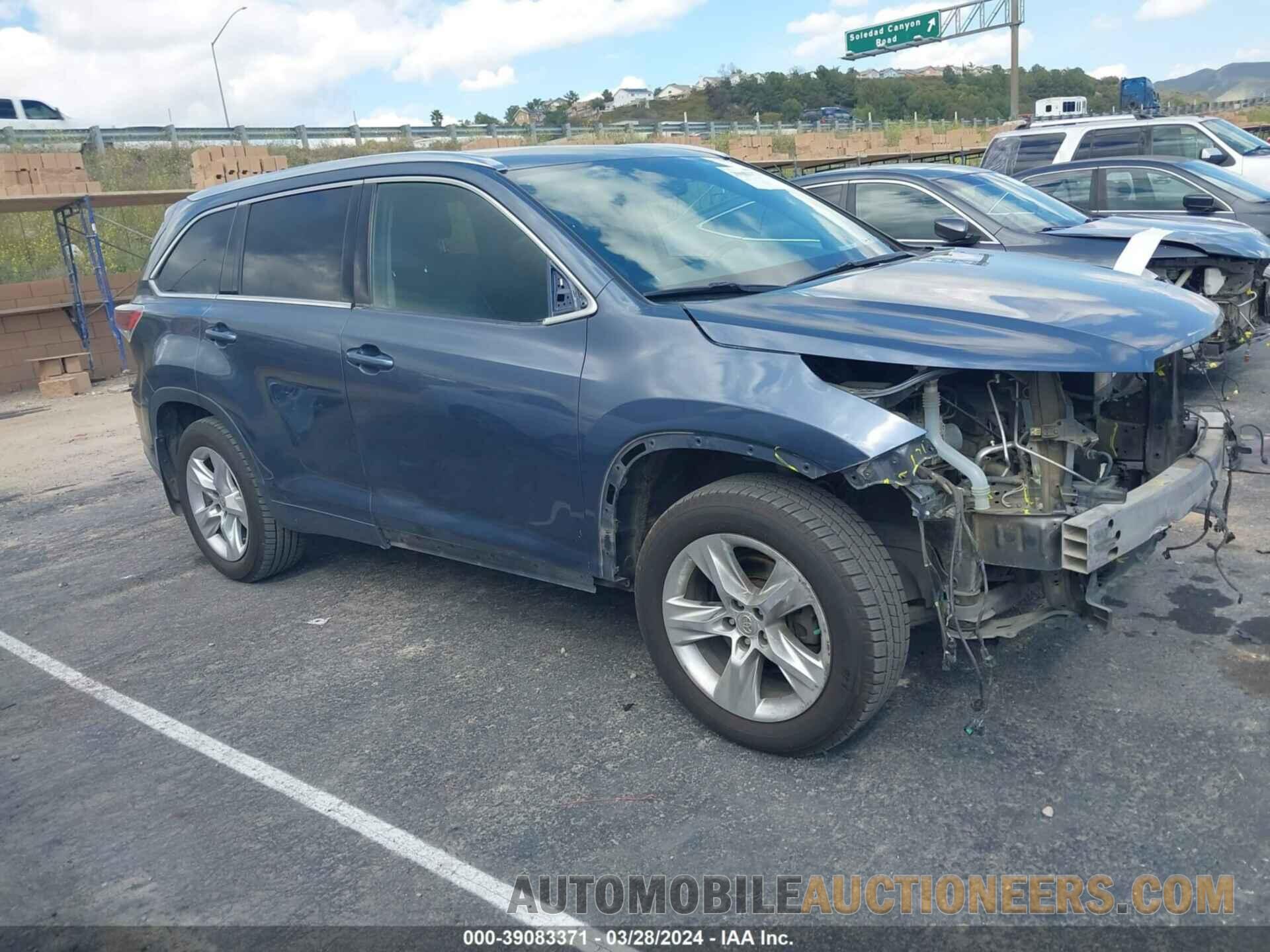5TDDKRFH1FS108548 TOYOTA HIGHLANDER 2015