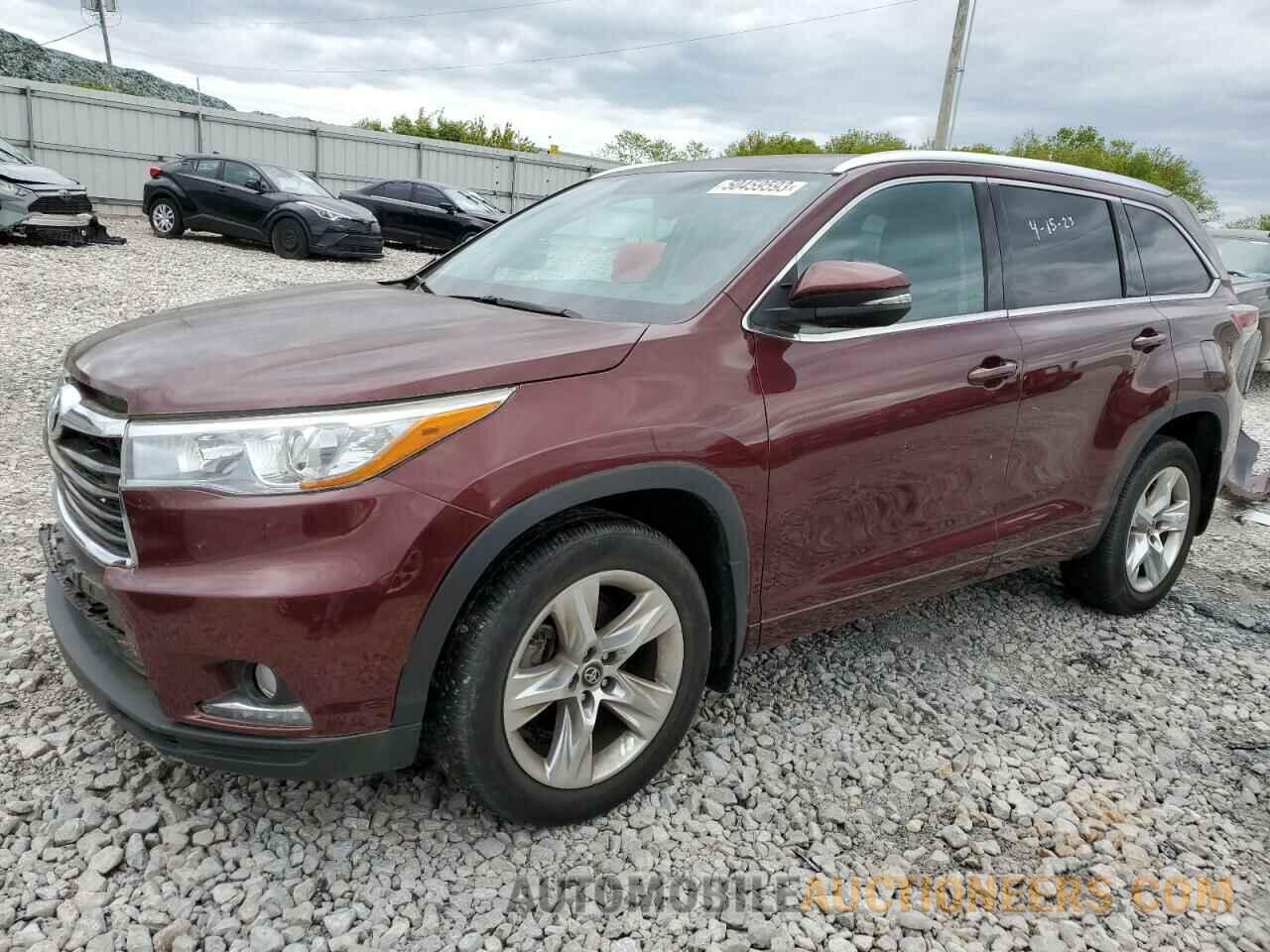 5TDDKRFH8GS344020 TOYOTA HIGHLANDER 2016