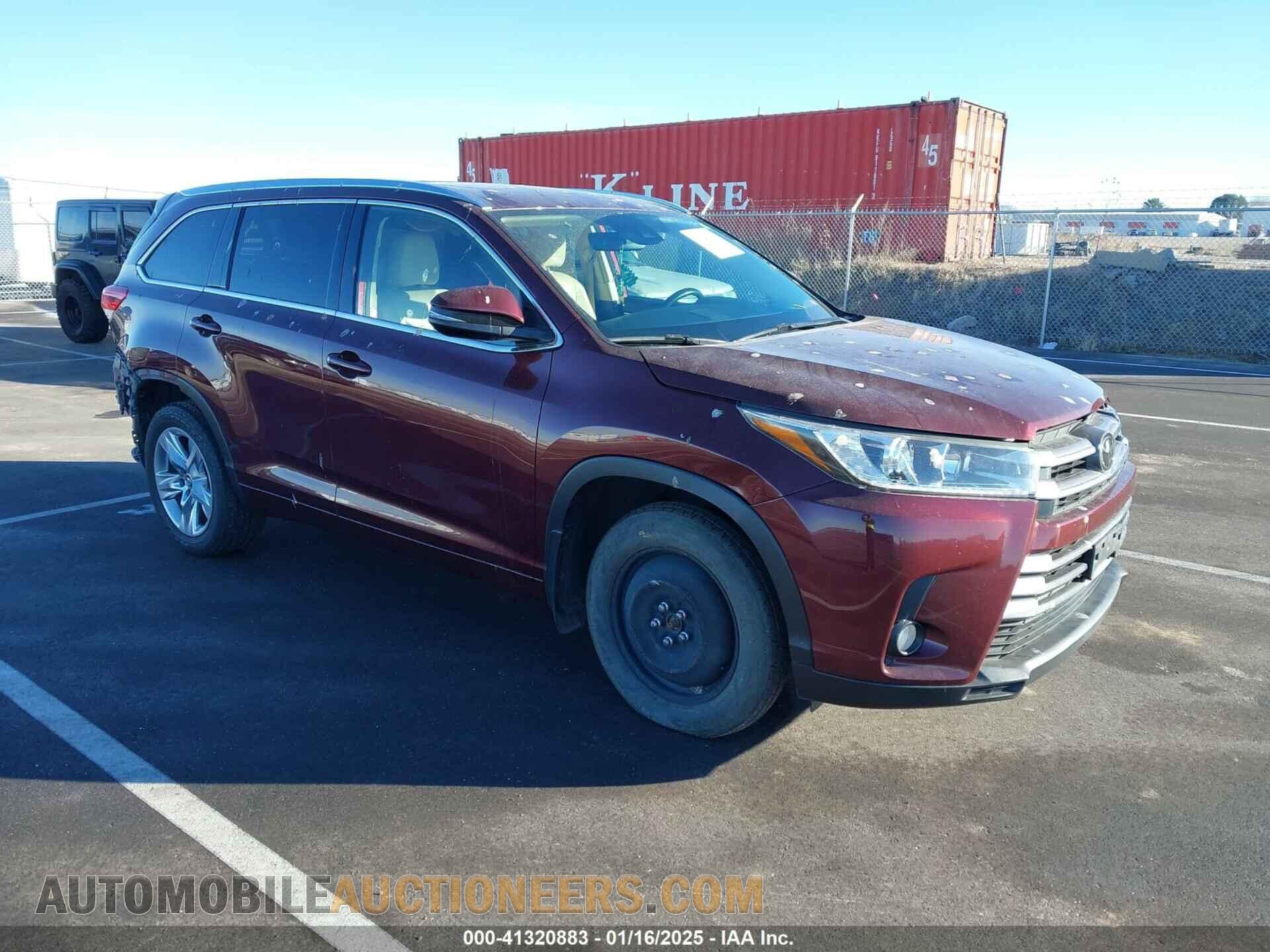 5TDDZRFH2JS810513 TOYOTA HIGHLANDER 2018